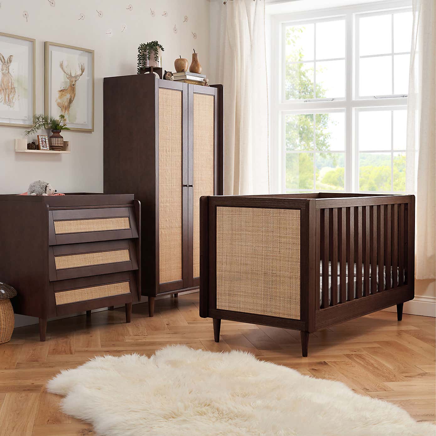 Tutti Bambini Japandi 3 Piece Nursery Furniture Set