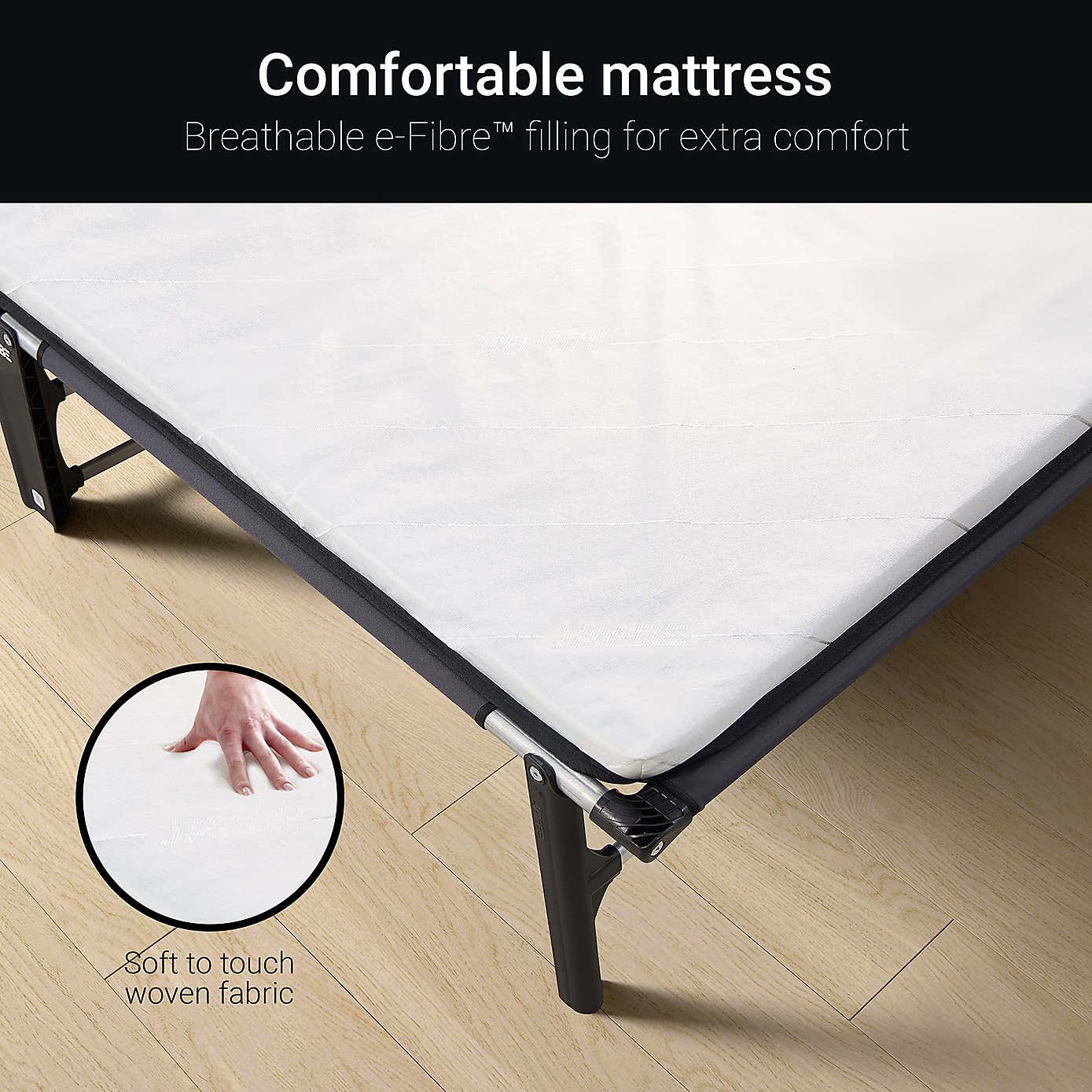 Jay-Be Compact Folding Bed with e-Fibre Mattress