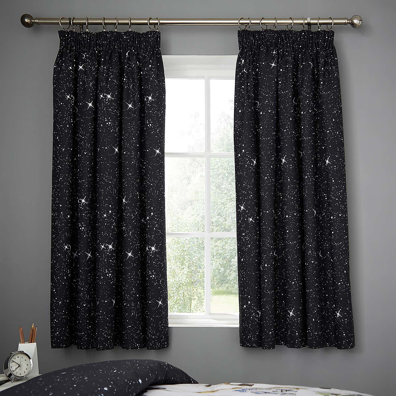 Star Wars Thermal Blackout Pencil Pleat Curtains