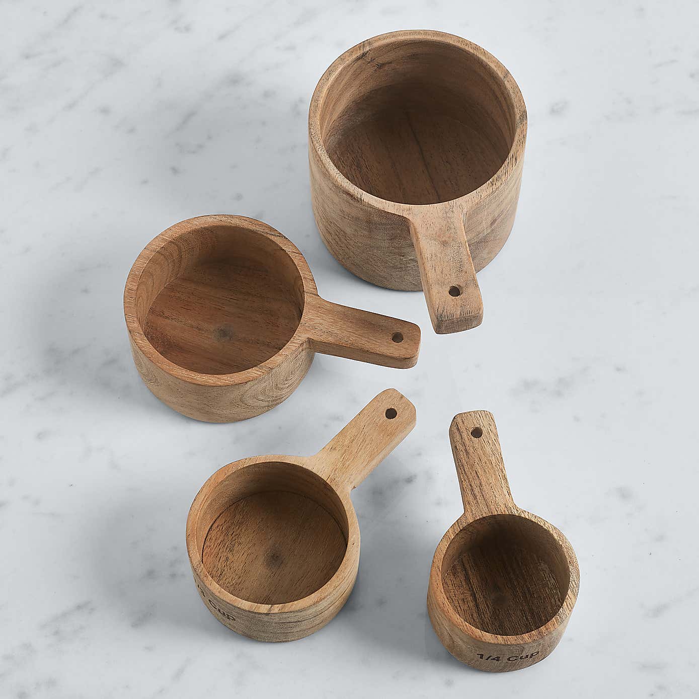 Measuring Cups Acacia wood