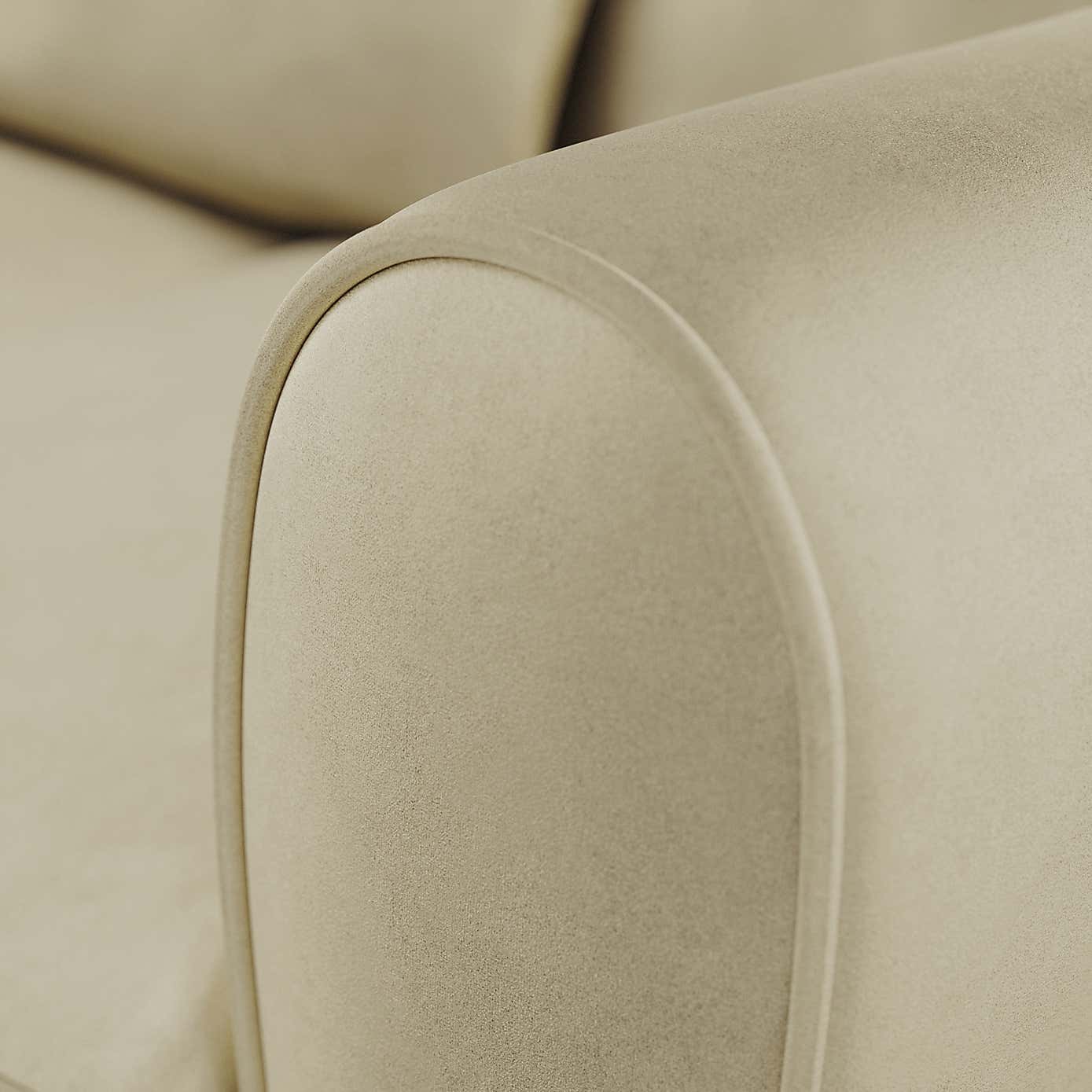 Blake Curved Arm Opulent Velvet Corner Chaise Sofa