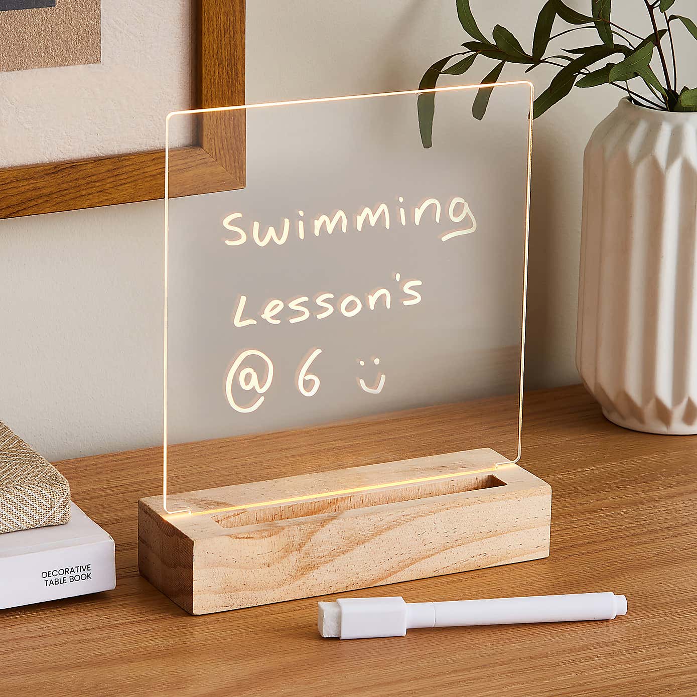 Write on Neon Table Lamp