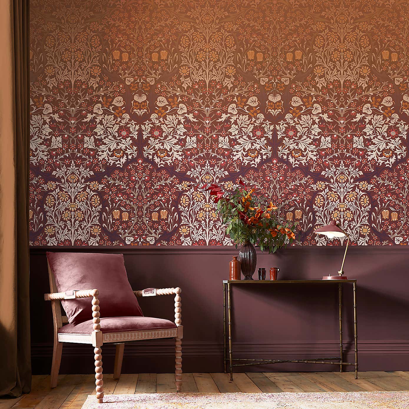 William Morris Blackthorn Wall Mural