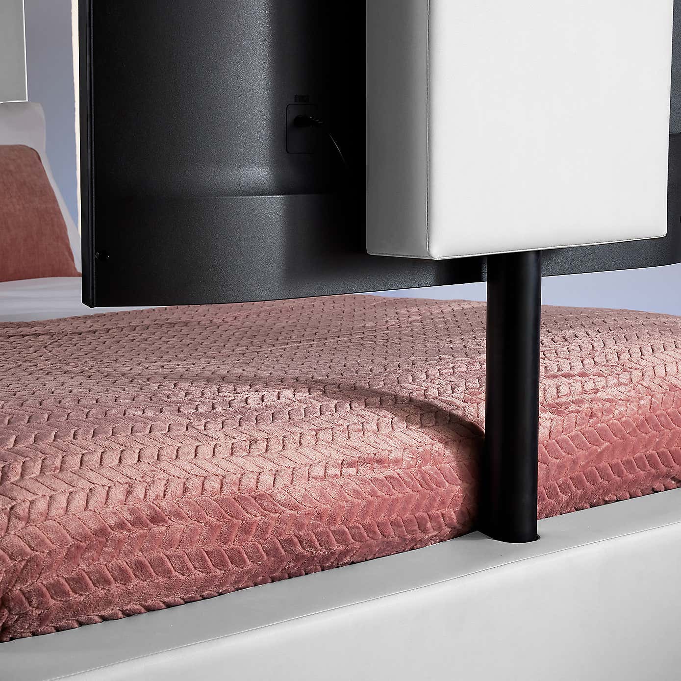 X Rocker Living Ava TV Bed with LED Lights and TV Mount