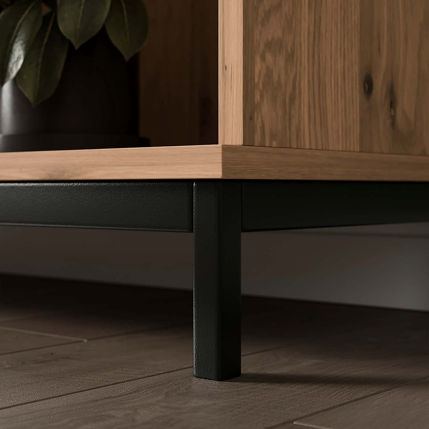 Reynolds Shelving Unit, Rustic Oak Effect  