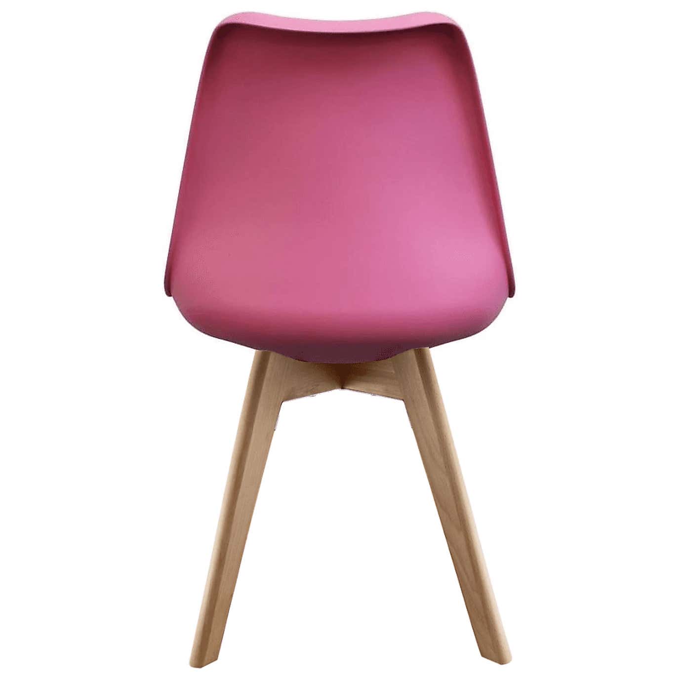 Fusion Living Soho Plastic Dining Chair with Squared Legs