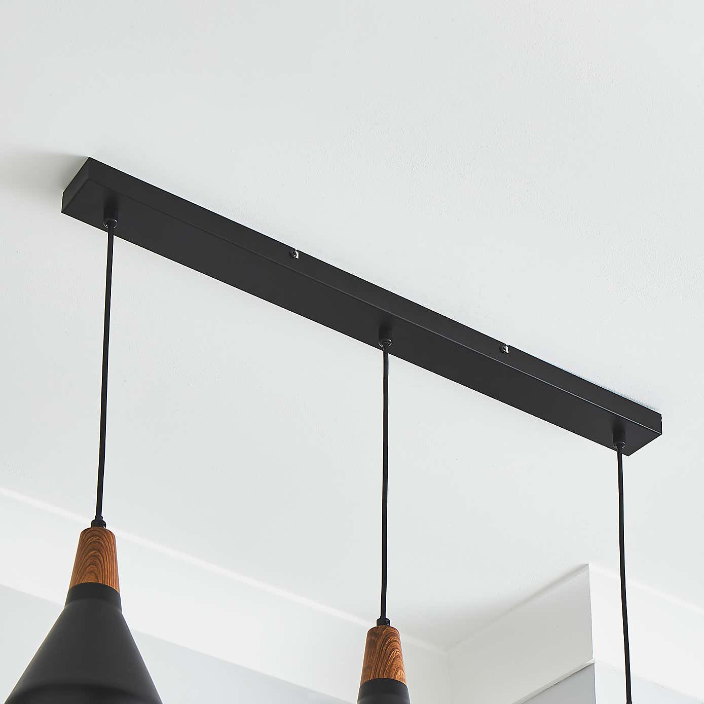 Elements Wolston 3 Light Diner Ceiling Fitting