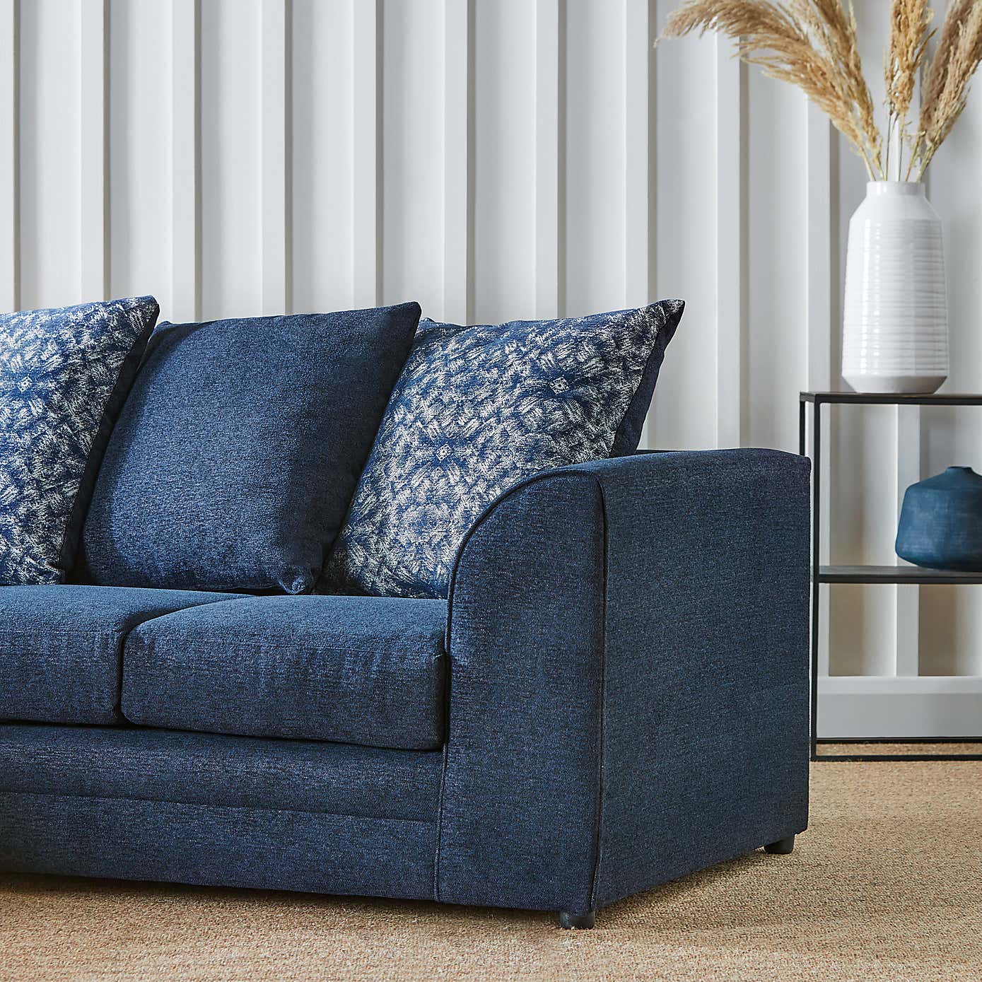 Washington Chenille Small Corner Sofa