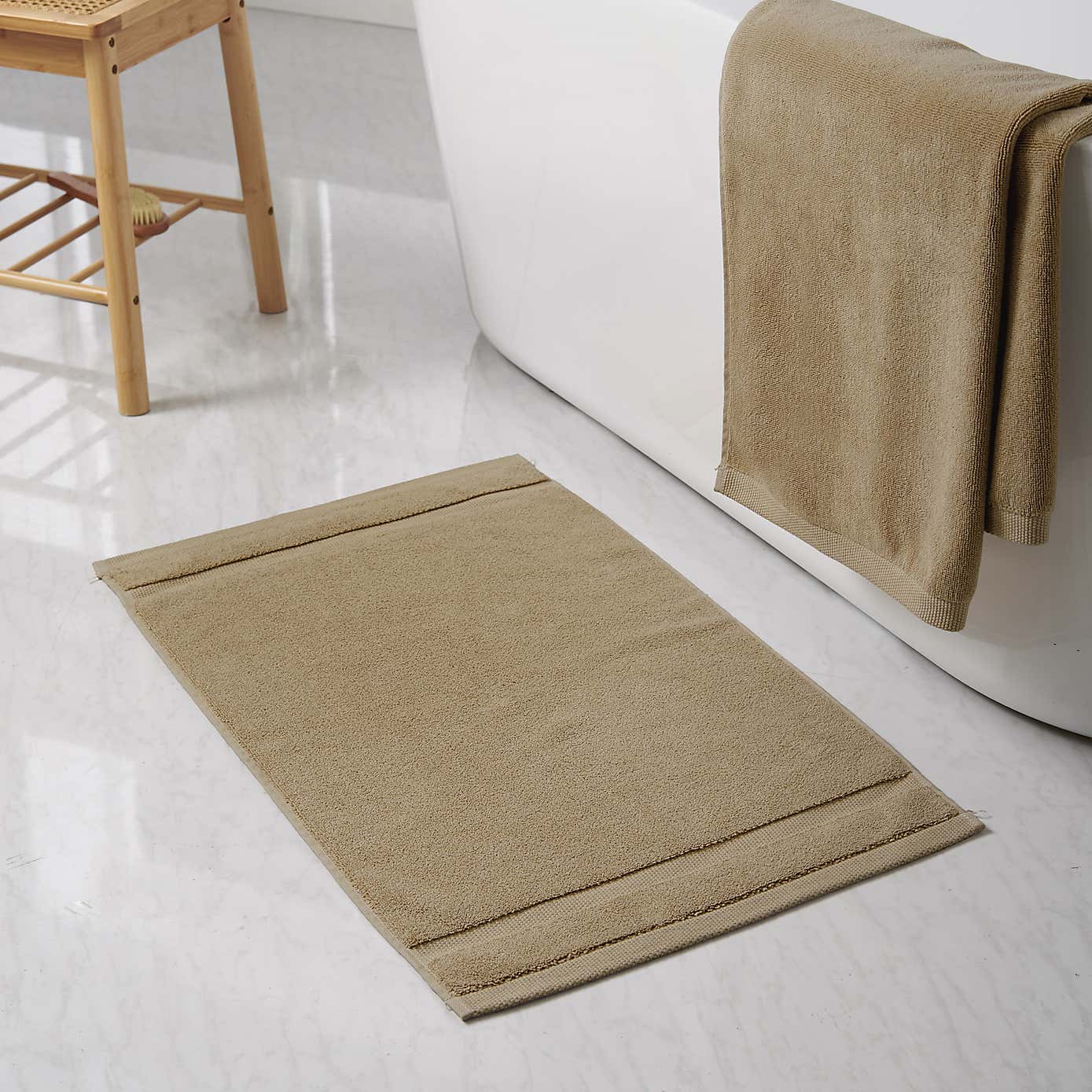 Turkish Luxury Heavyweight Cotton Bath Mat