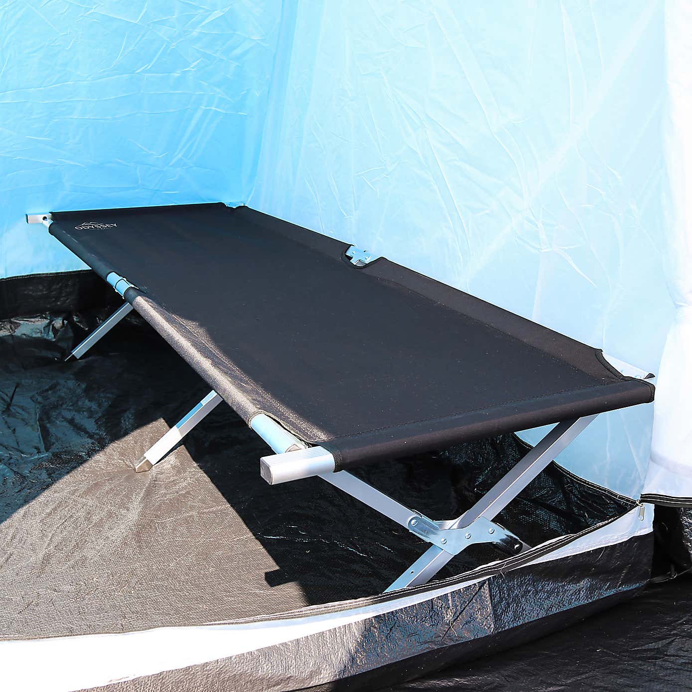 Odyssey Single Folding Camp Bed