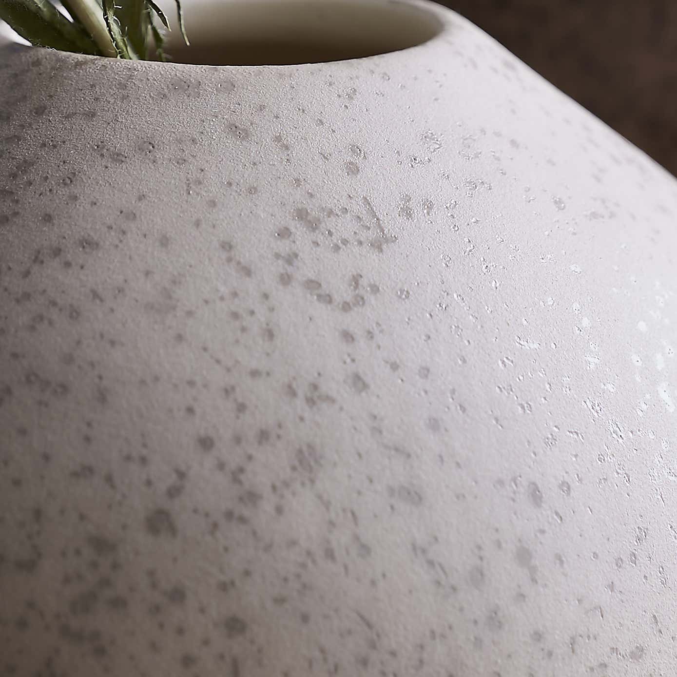 Set of 2 Ceramic Pebble Vases