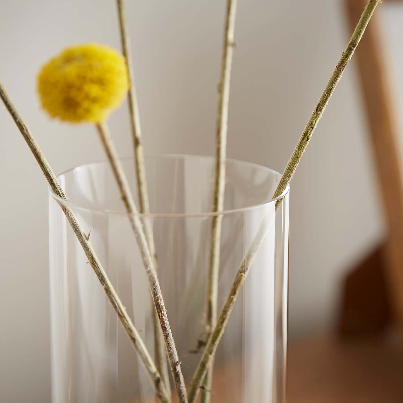 Crystal Glass Tall Vase