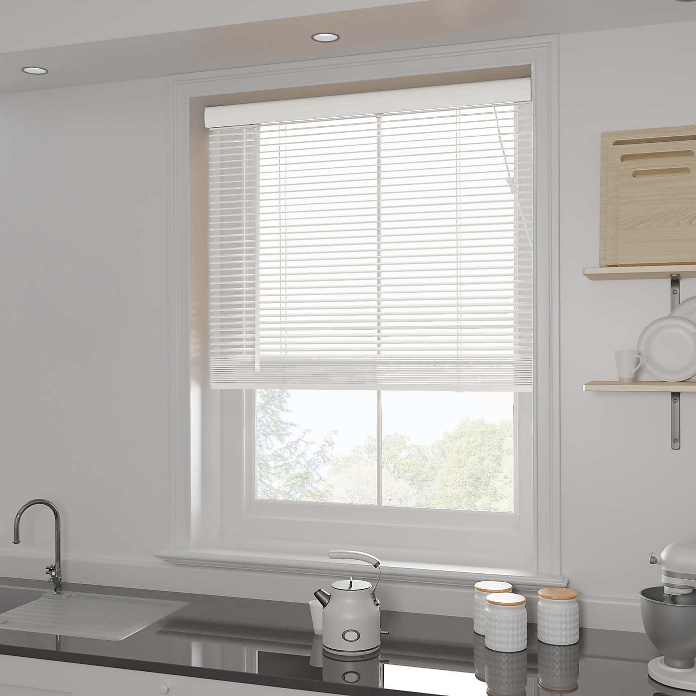 Fauxwood Venetian Blind