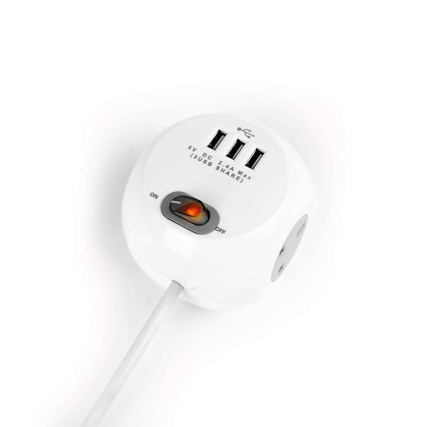 Status Cube Extension Socket with USB Ports
