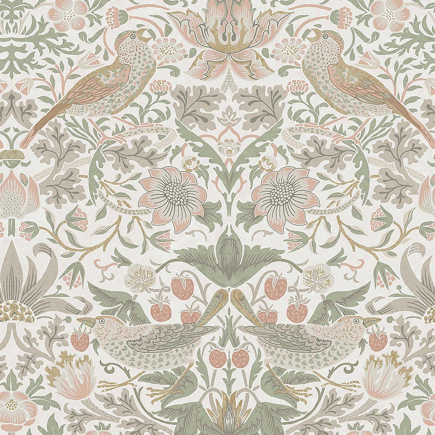 William Morris at Home Gallery Strawberry Thief Wallpaper