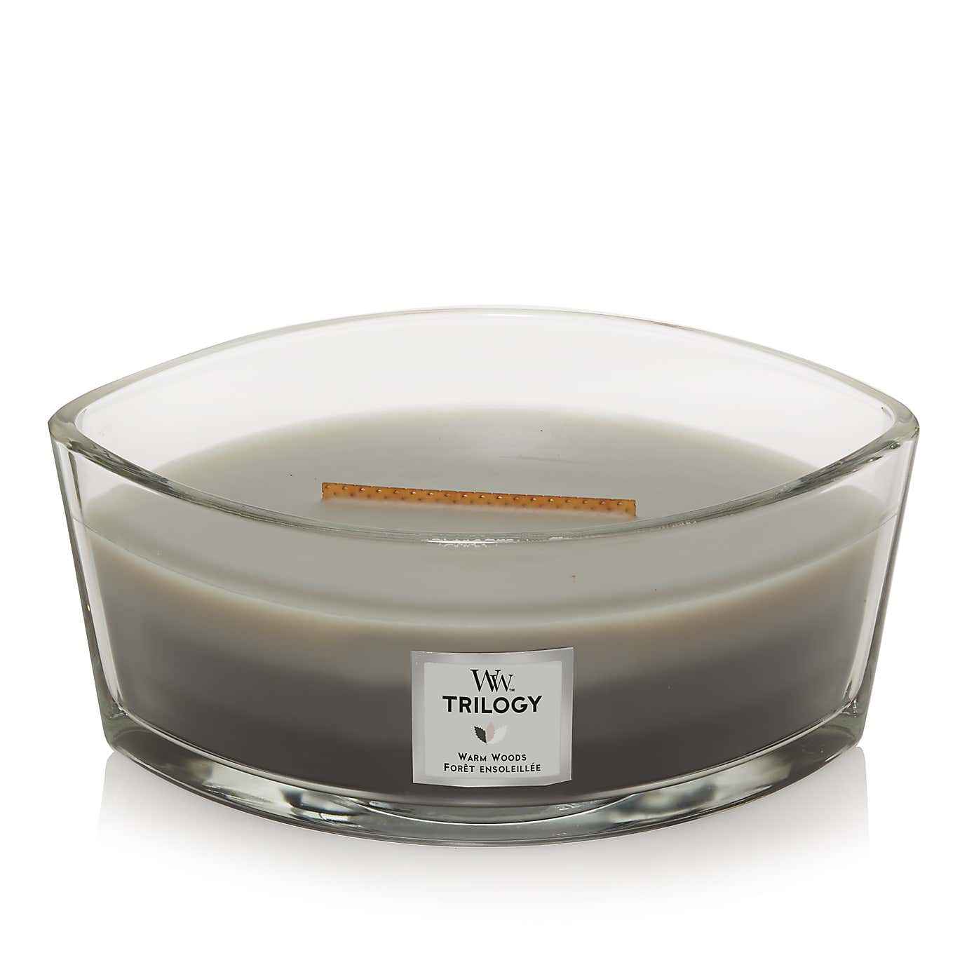 Woodwick Warm Woods Ellipse Trilogy Candle