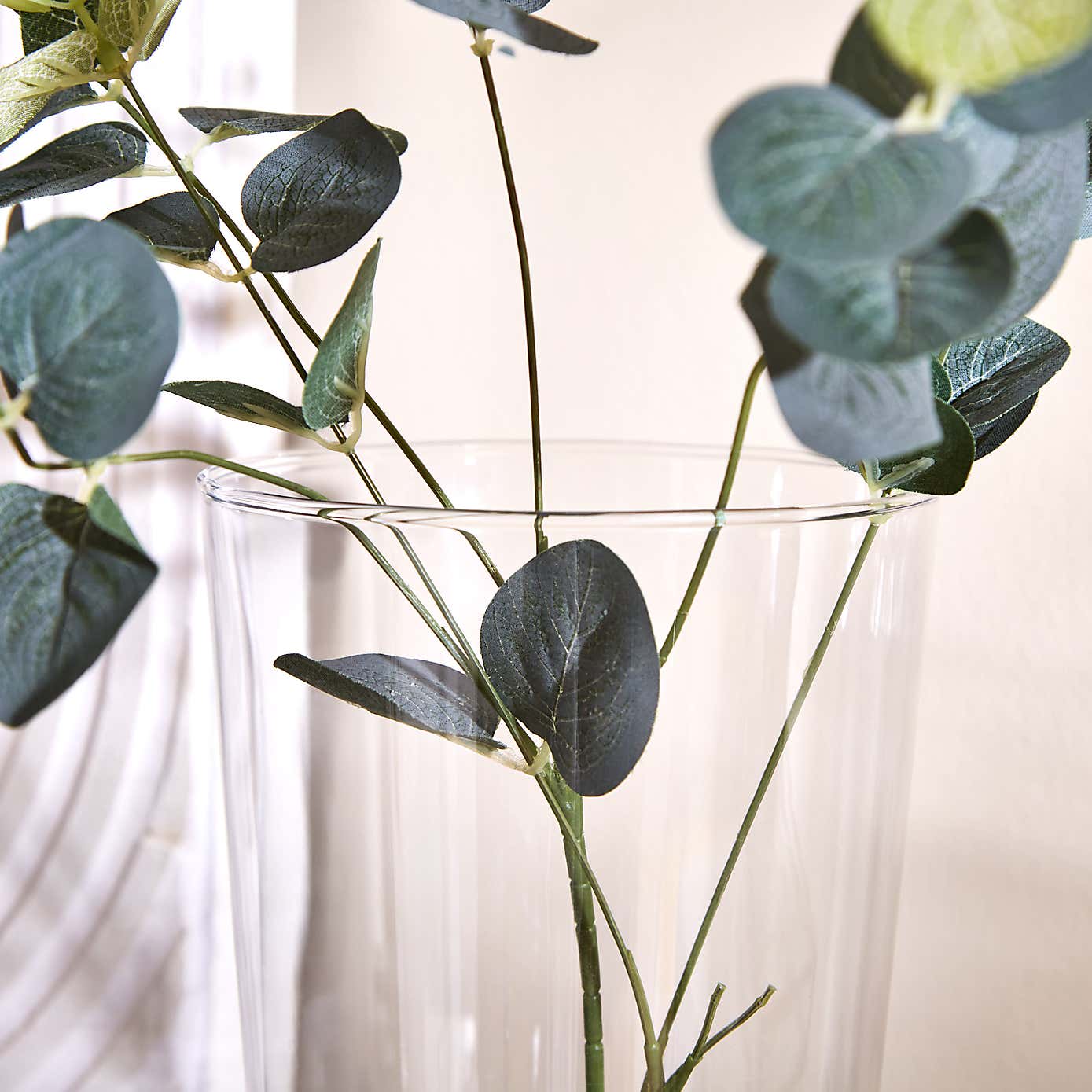 Tall Clear 25cm Vase