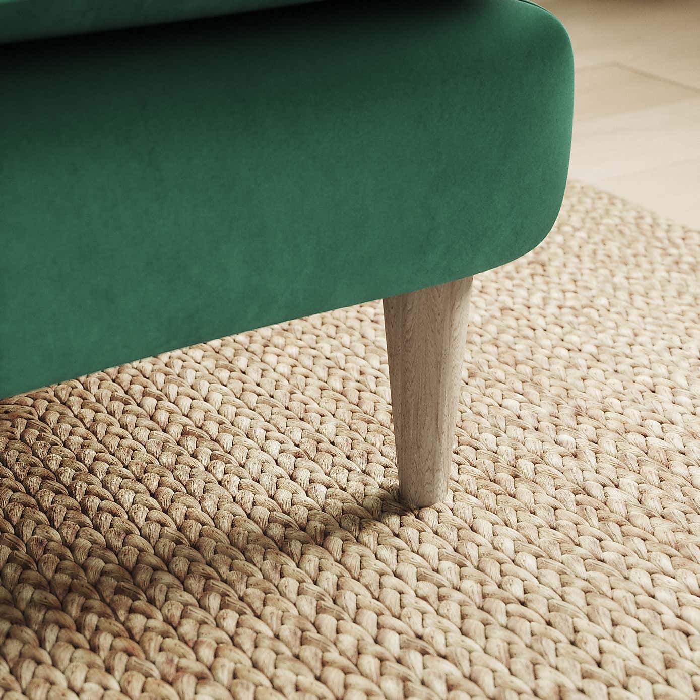 Sven Opulent Velvet Footstool