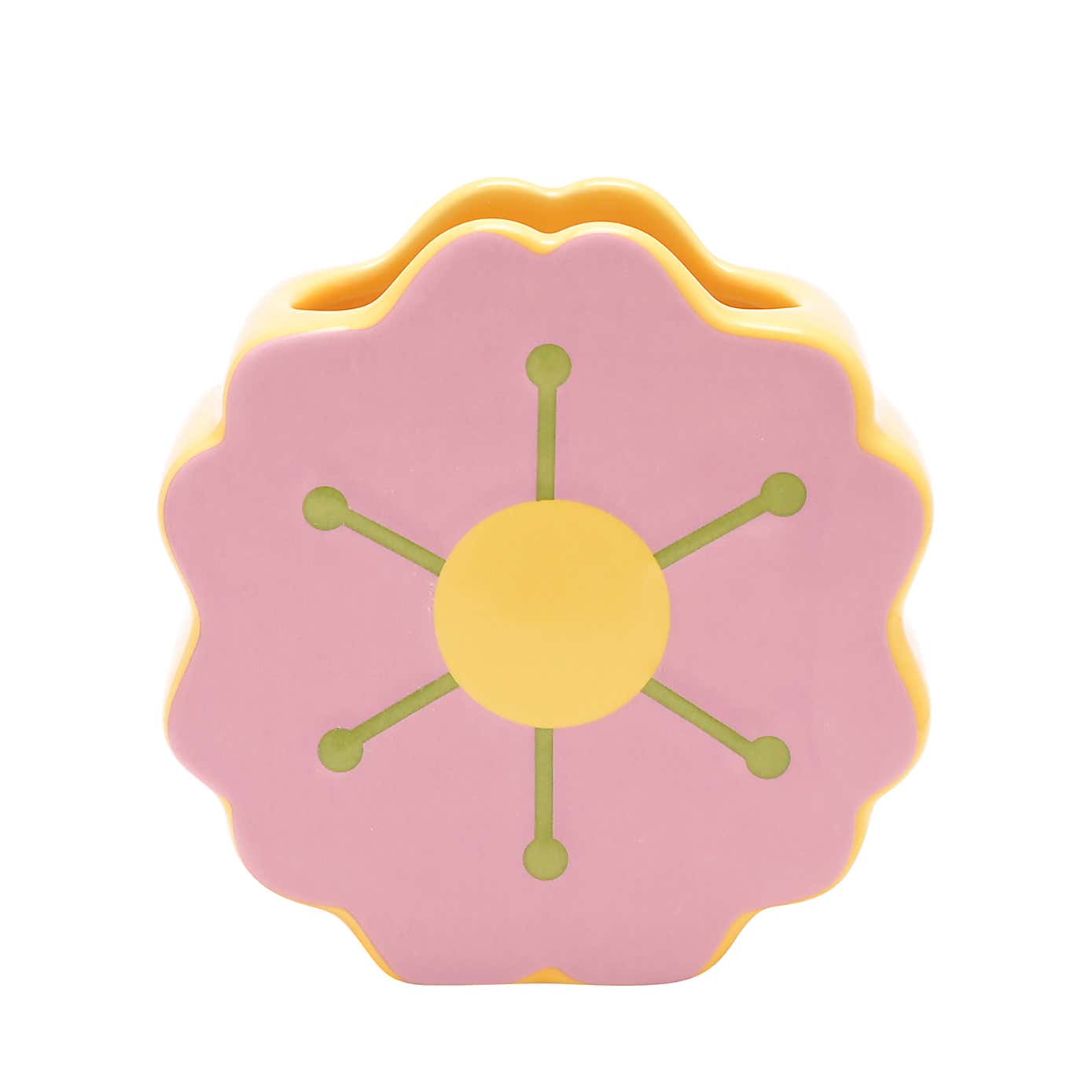 Raspberry Blossom Flower Vase