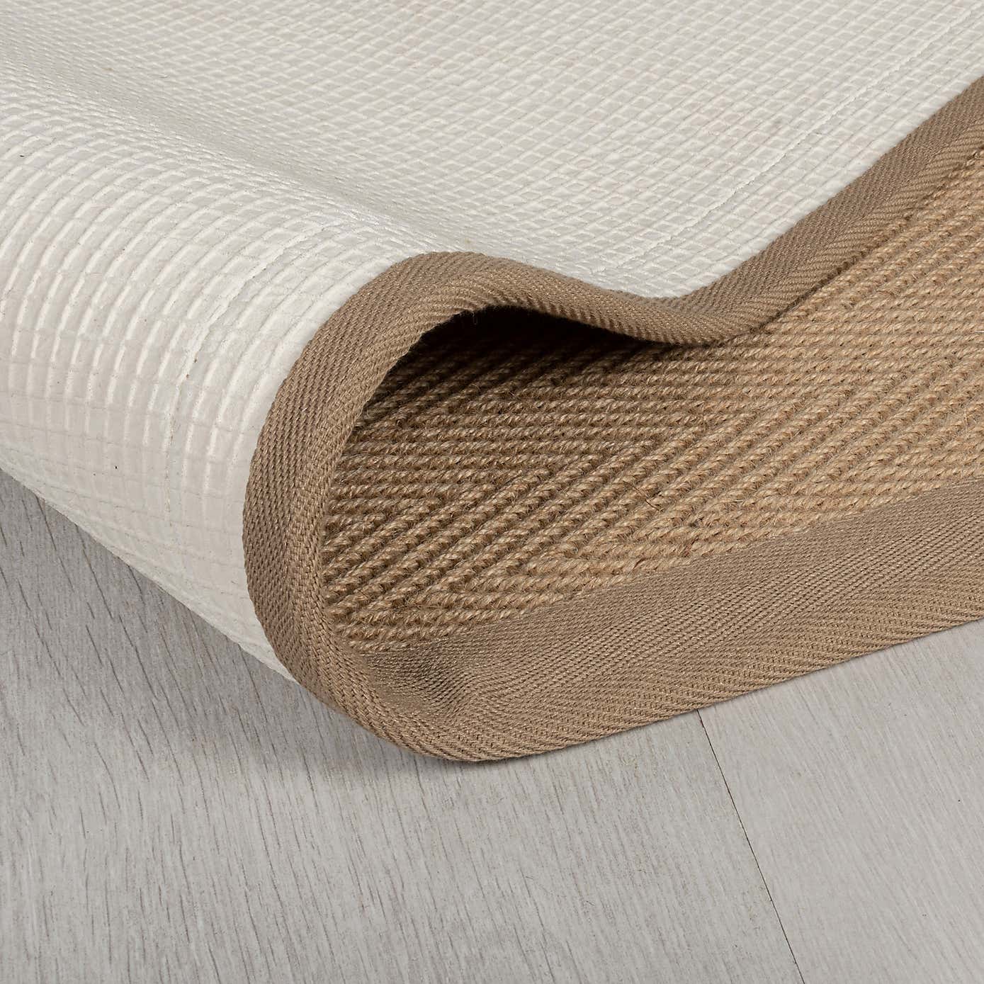 Herringbone Jute Border Doormat