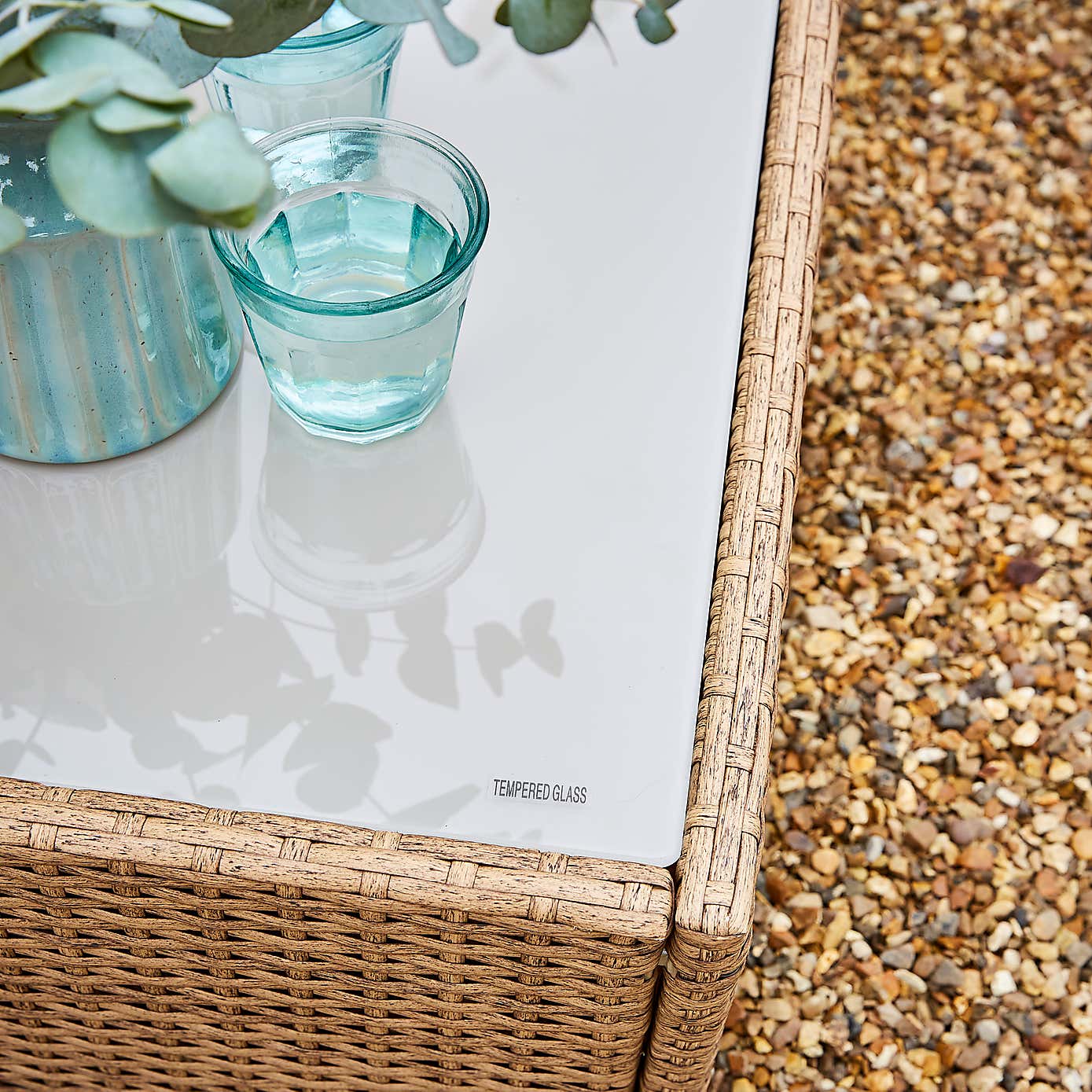 Rattan Sofa Lounger Set, Grey