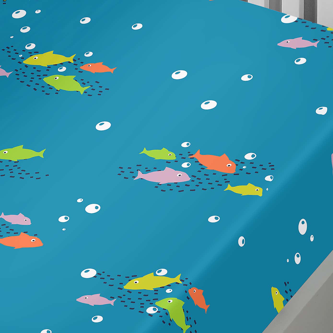 Sealife Multicoloured Single Fitted Sheet