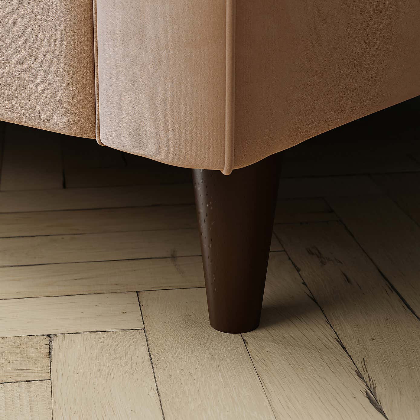 Zoe Velvet 3 Seater Double Sofa Bed