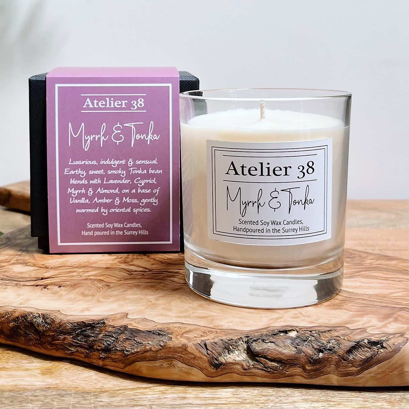 Atelier 38 Myrrh & Tonka Medium Candle