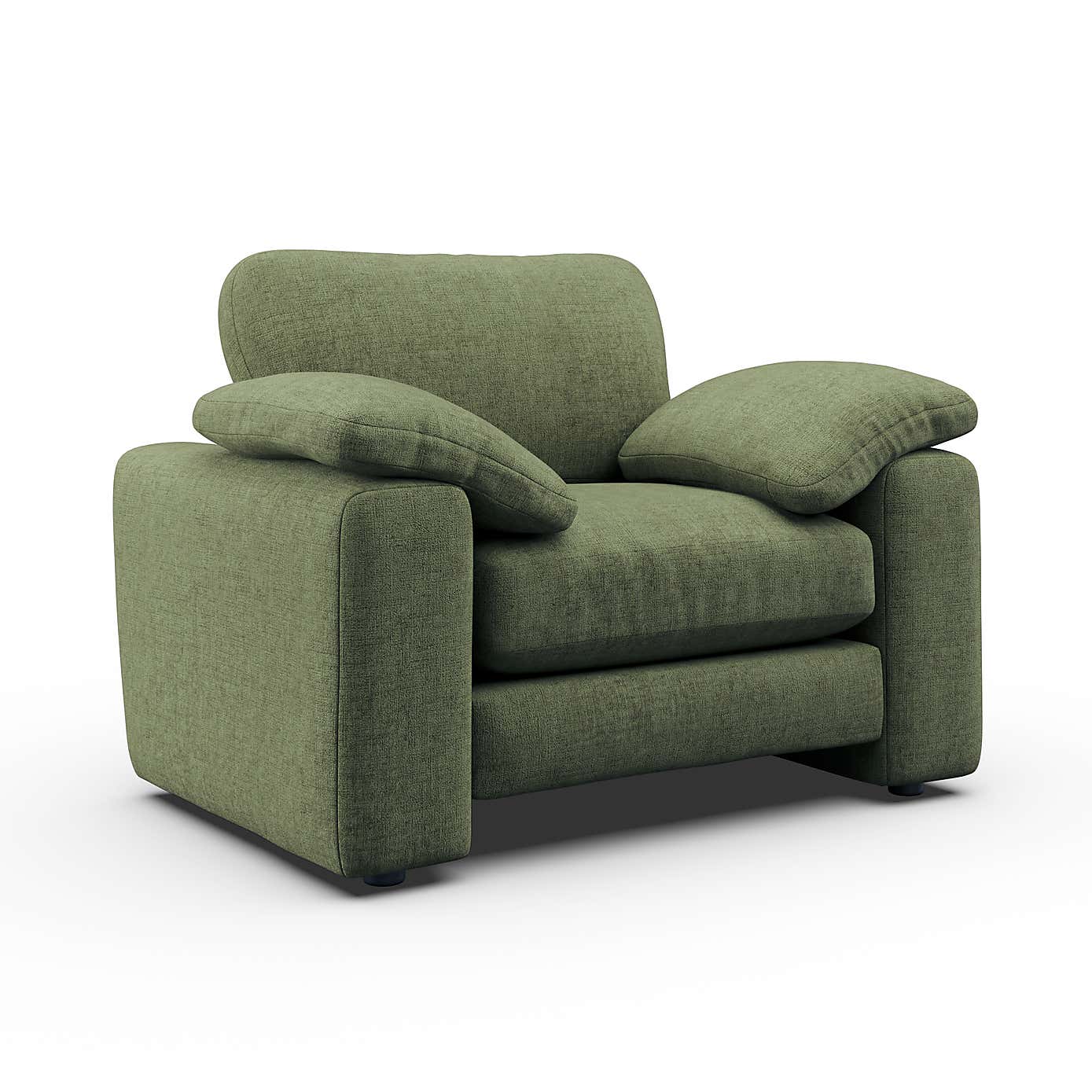 Magnus Soft Textured Chenille Snuggle Sofa