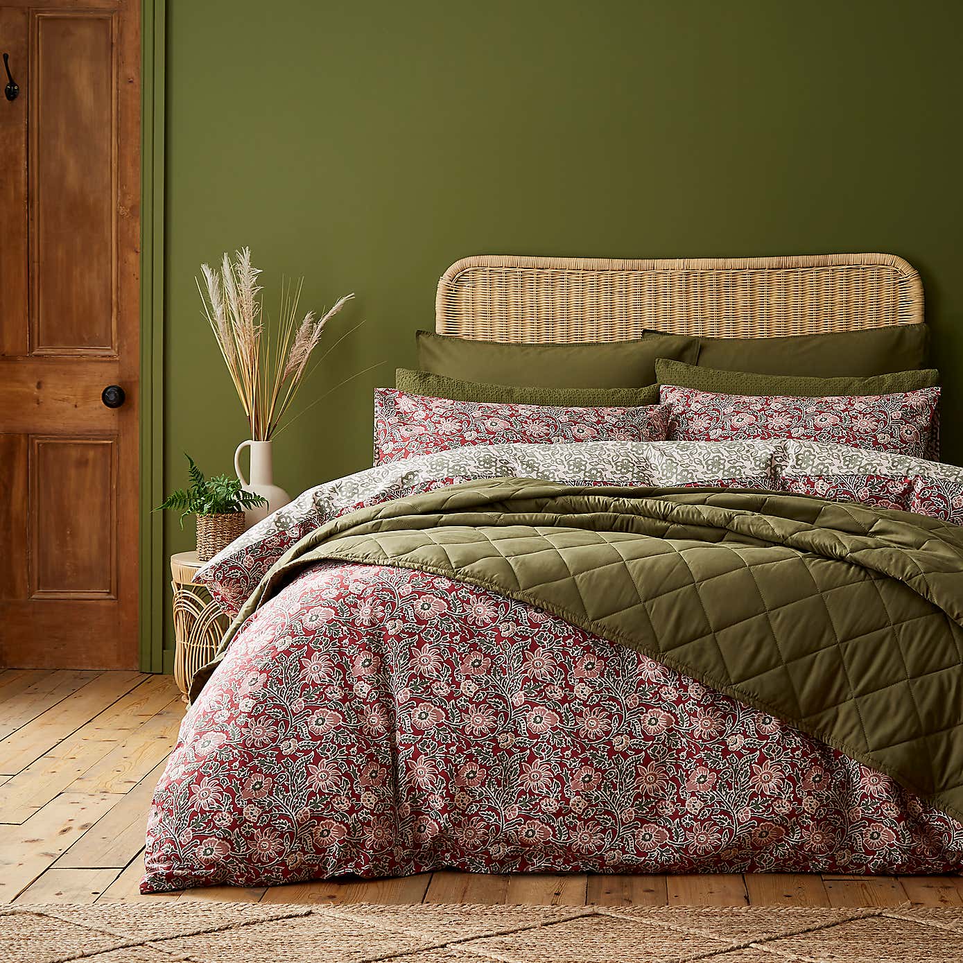 Ziara 100% Cotton Duvet Cover and Pillowcase Set