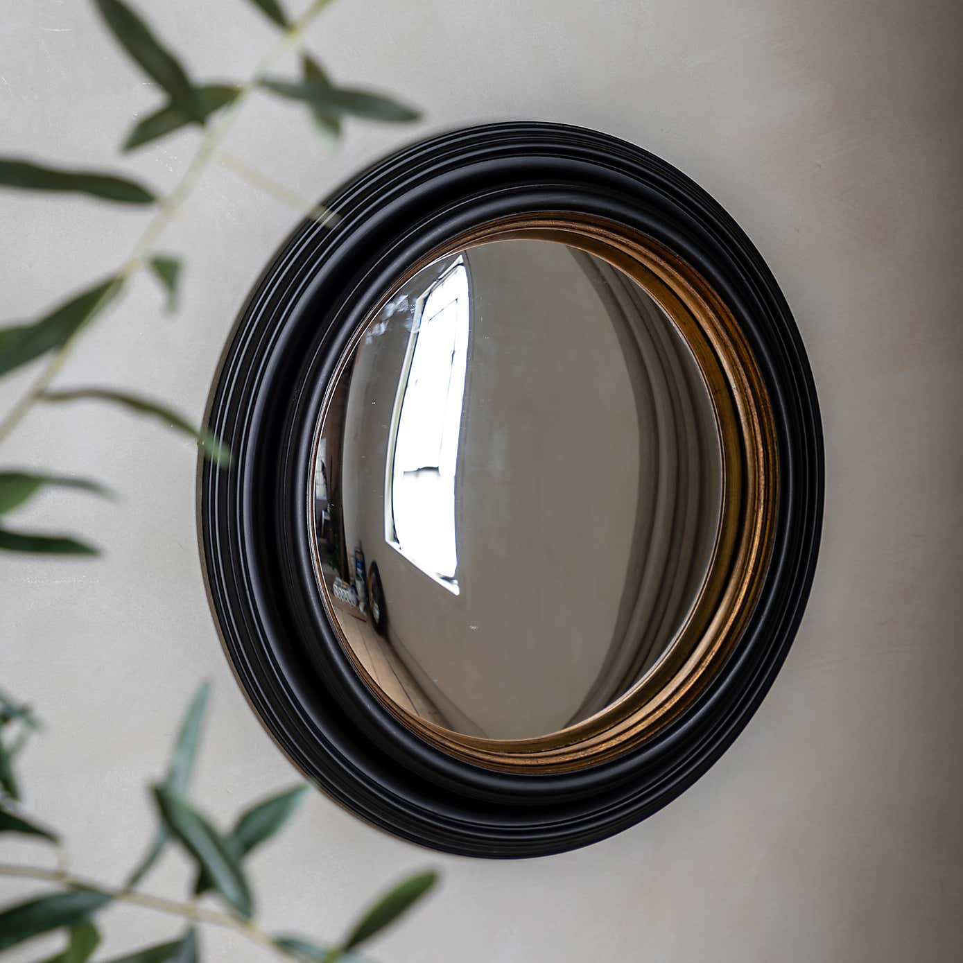 Salisbury Convex Round Wall Mirror