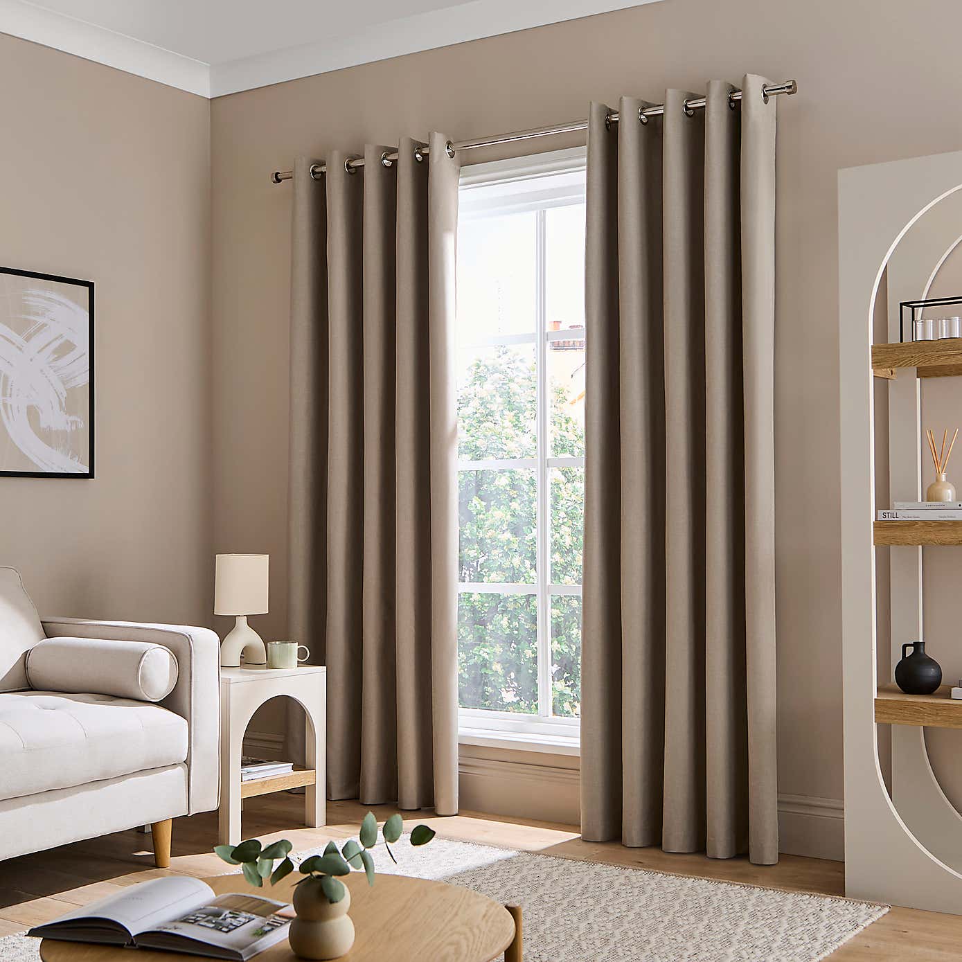 Berlin Blackout Eyelet Curtains
