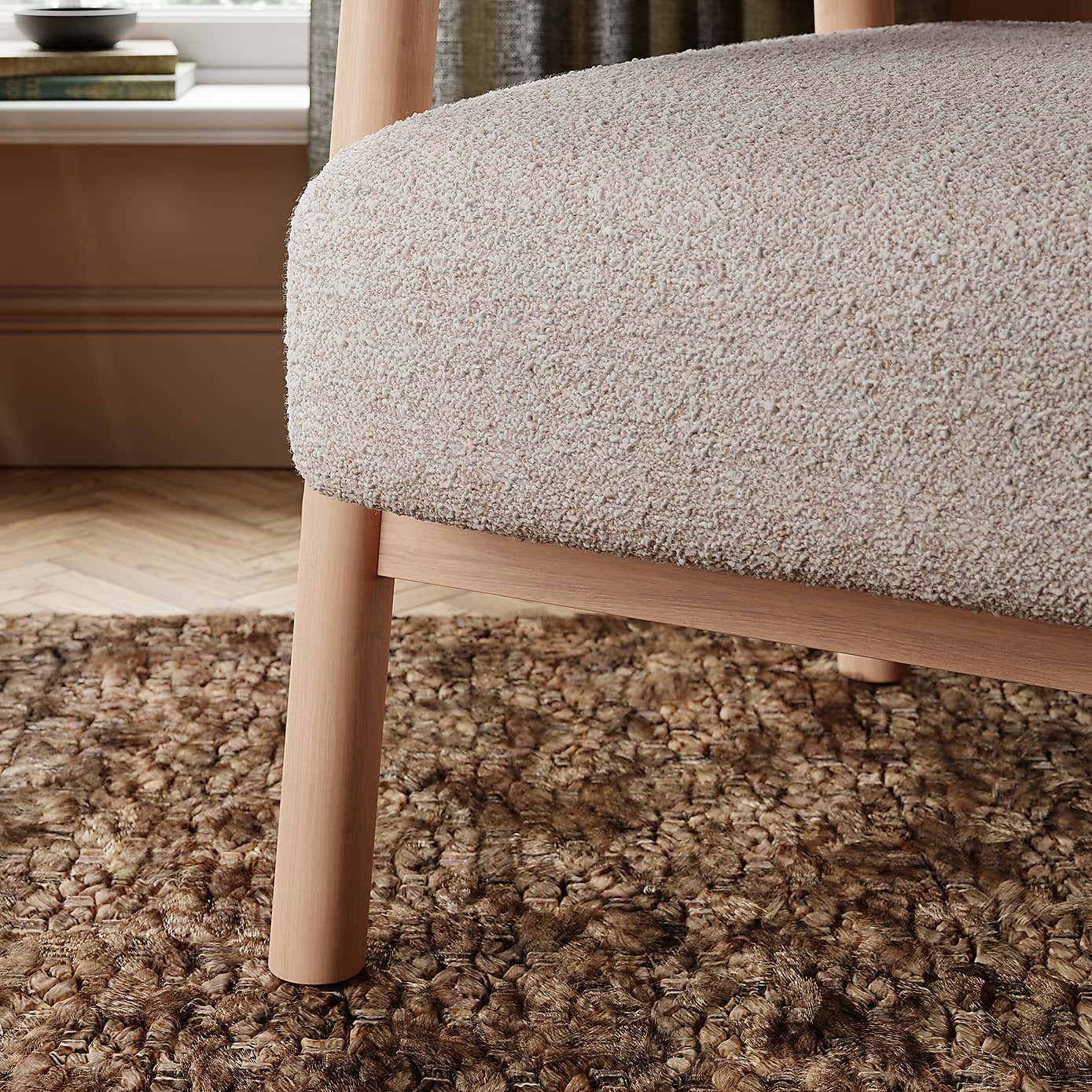 Cleo Chunky Boucle Accent Chair