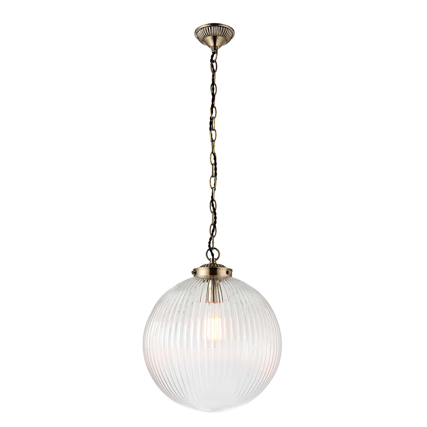Vogue Glass College Pendant Fitting