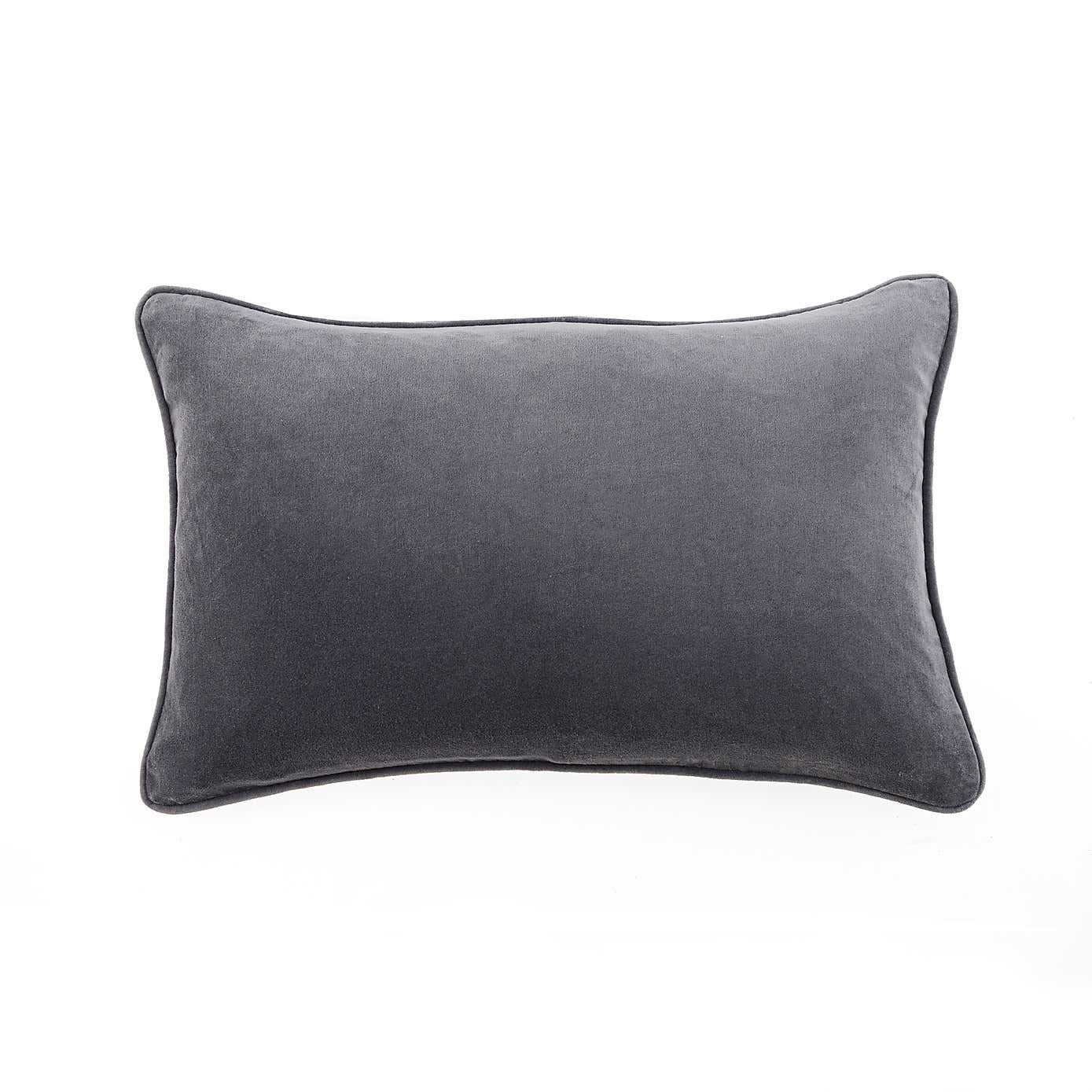Clara Cotton Velvet Rectangular Cushion