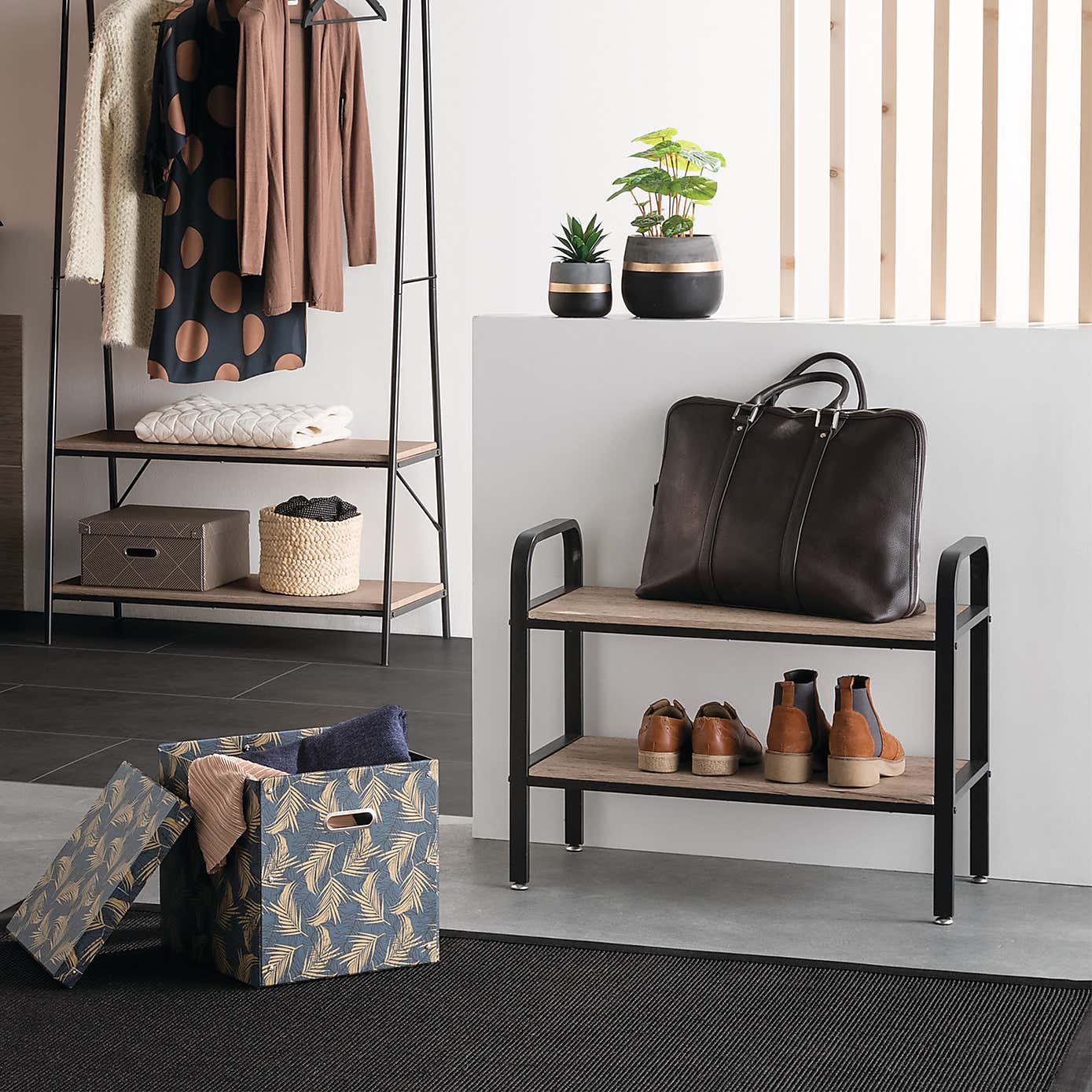 Jano 6 Pair Shoe Rack