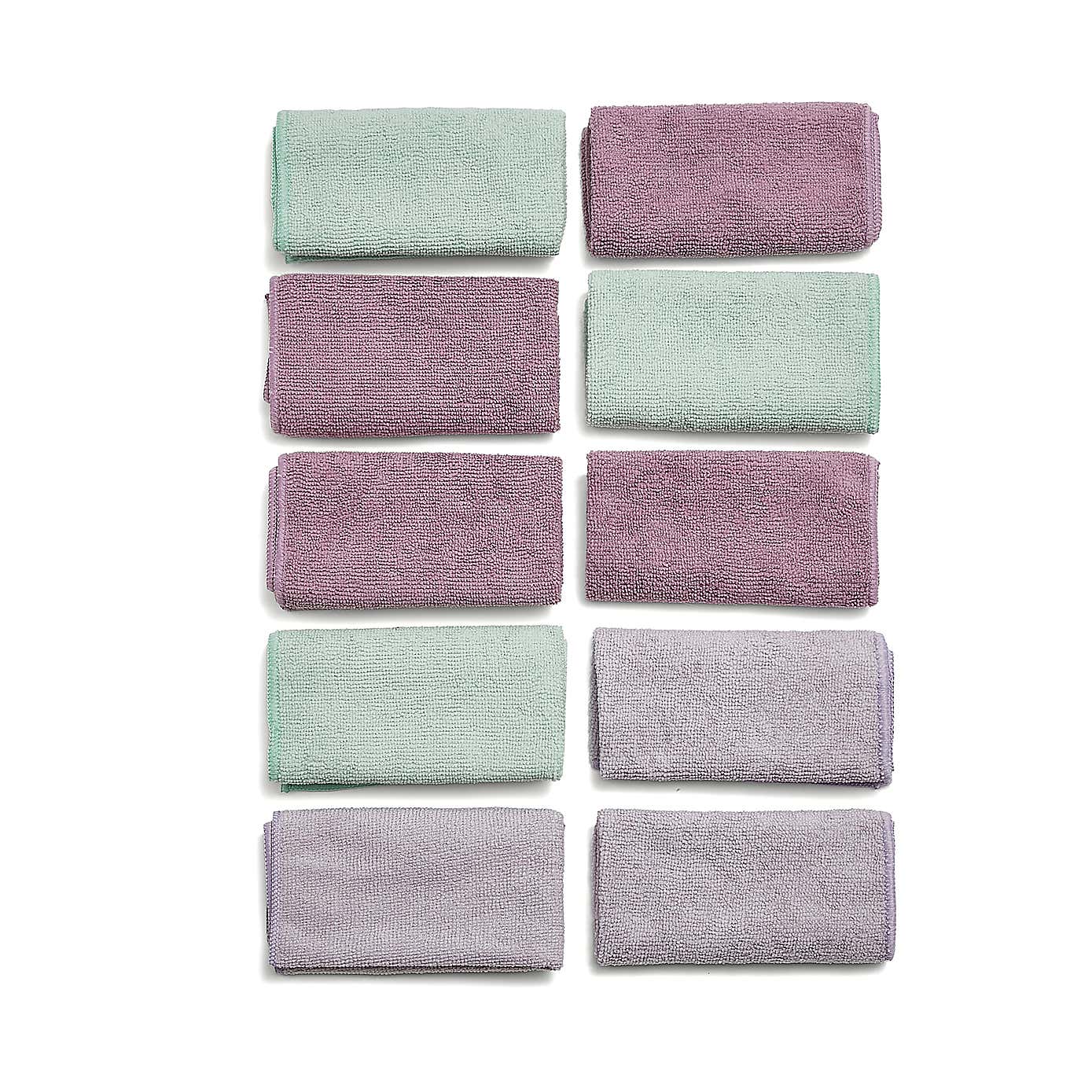 Pack of 10 Microfibre Cloths