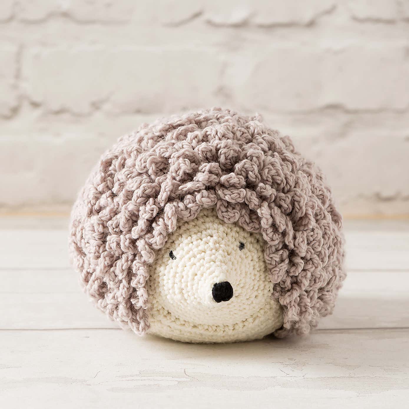 Wool Couture Hedgehog Mink Crochet Kit