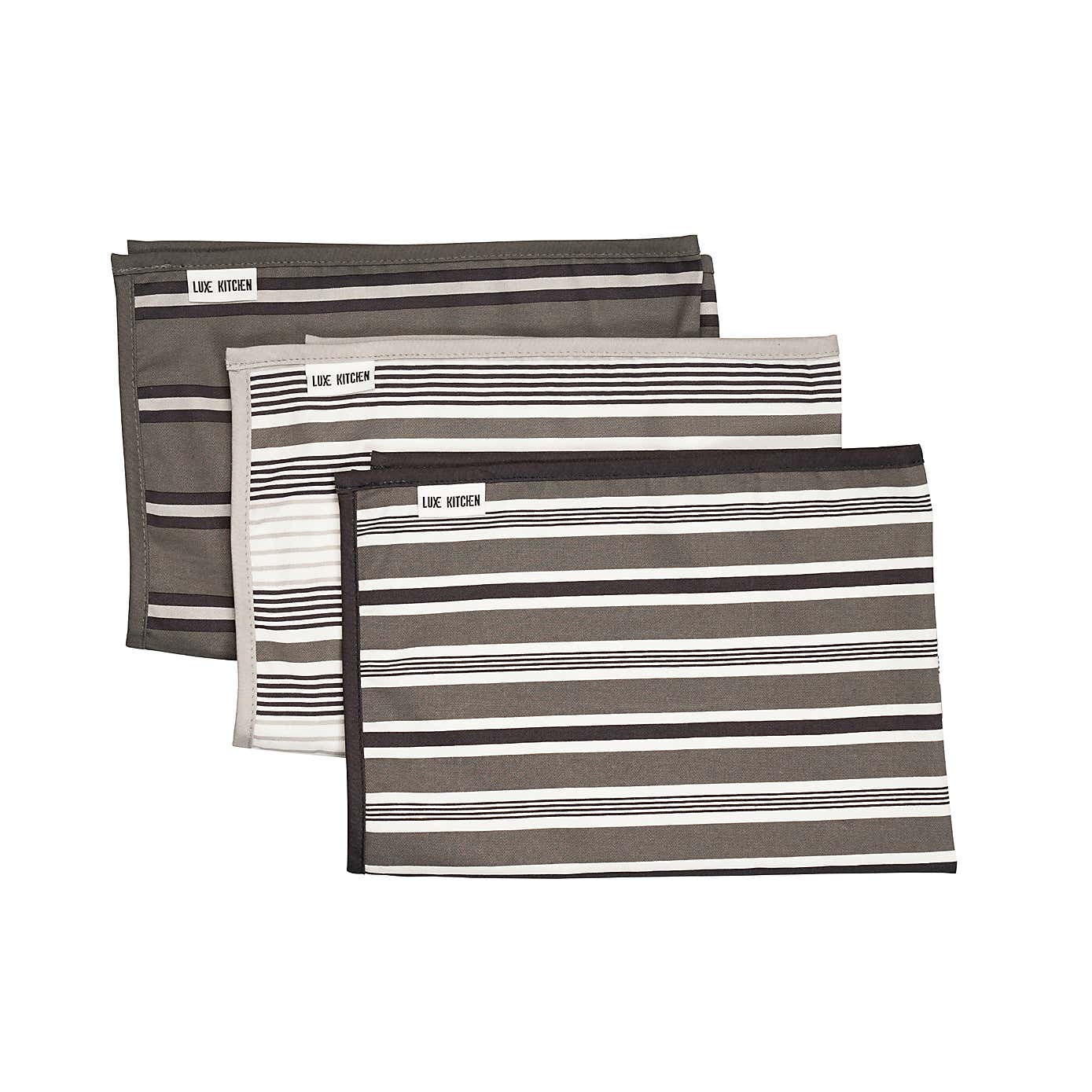 Set of 3 Luxe Tea Towels