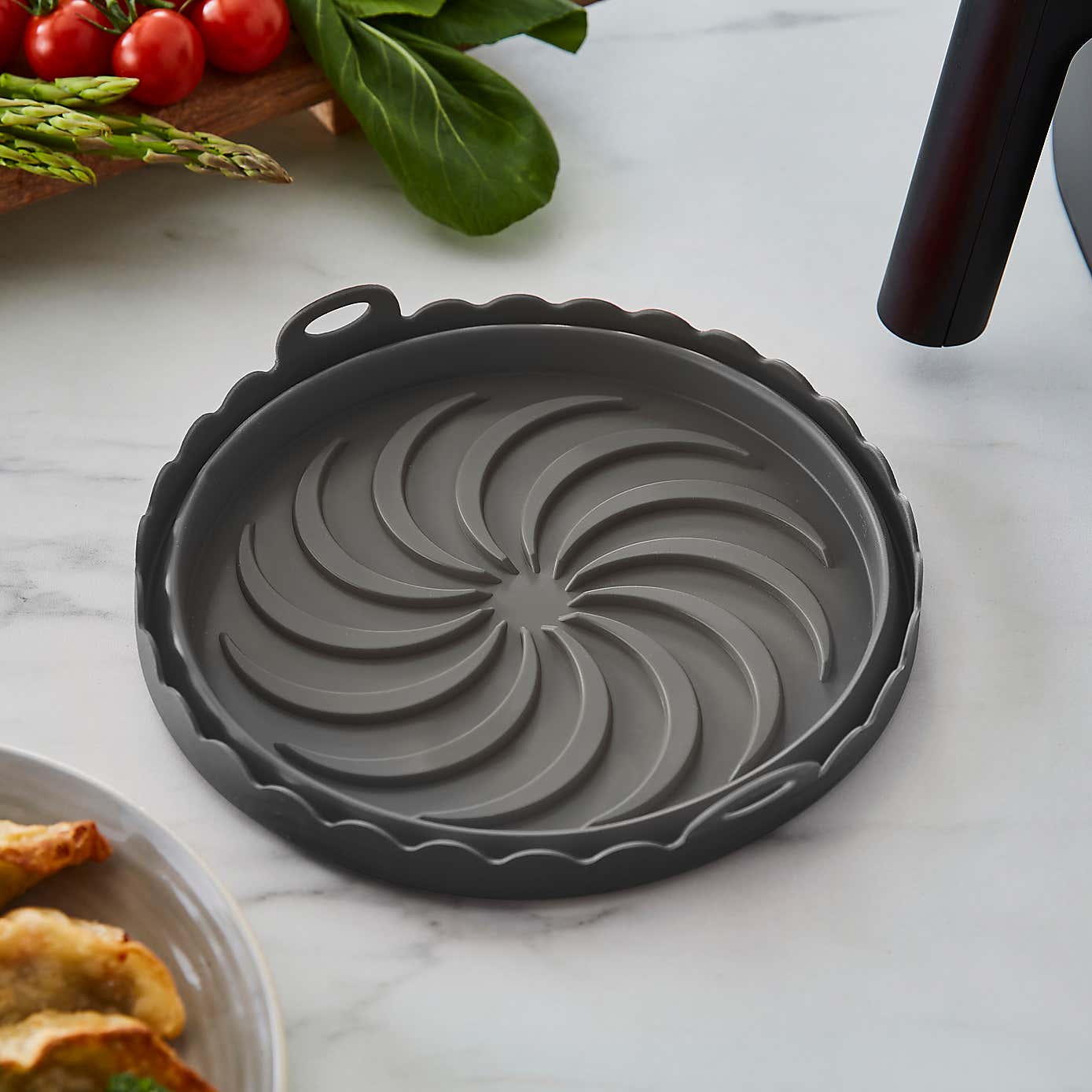 Collapsible Silicone Air Fryer Pot