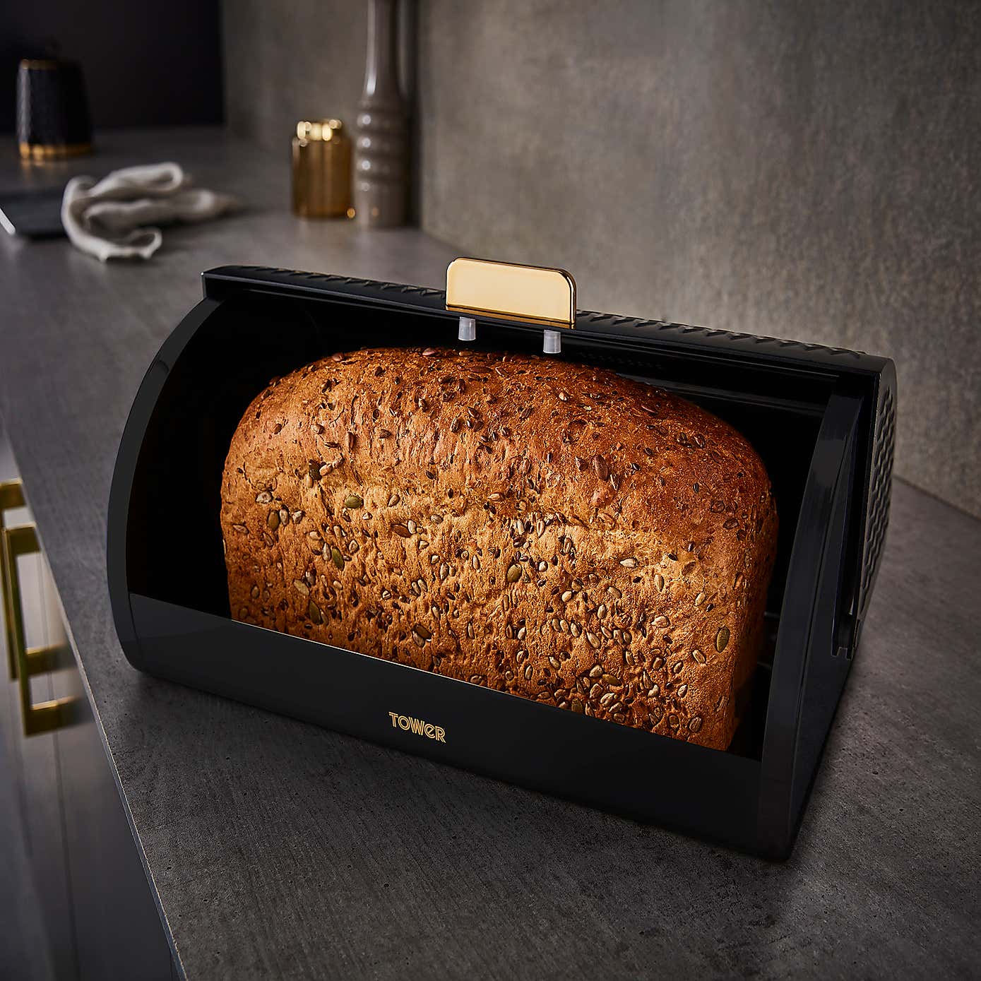 Tower Empire Roll Top Bread Bin