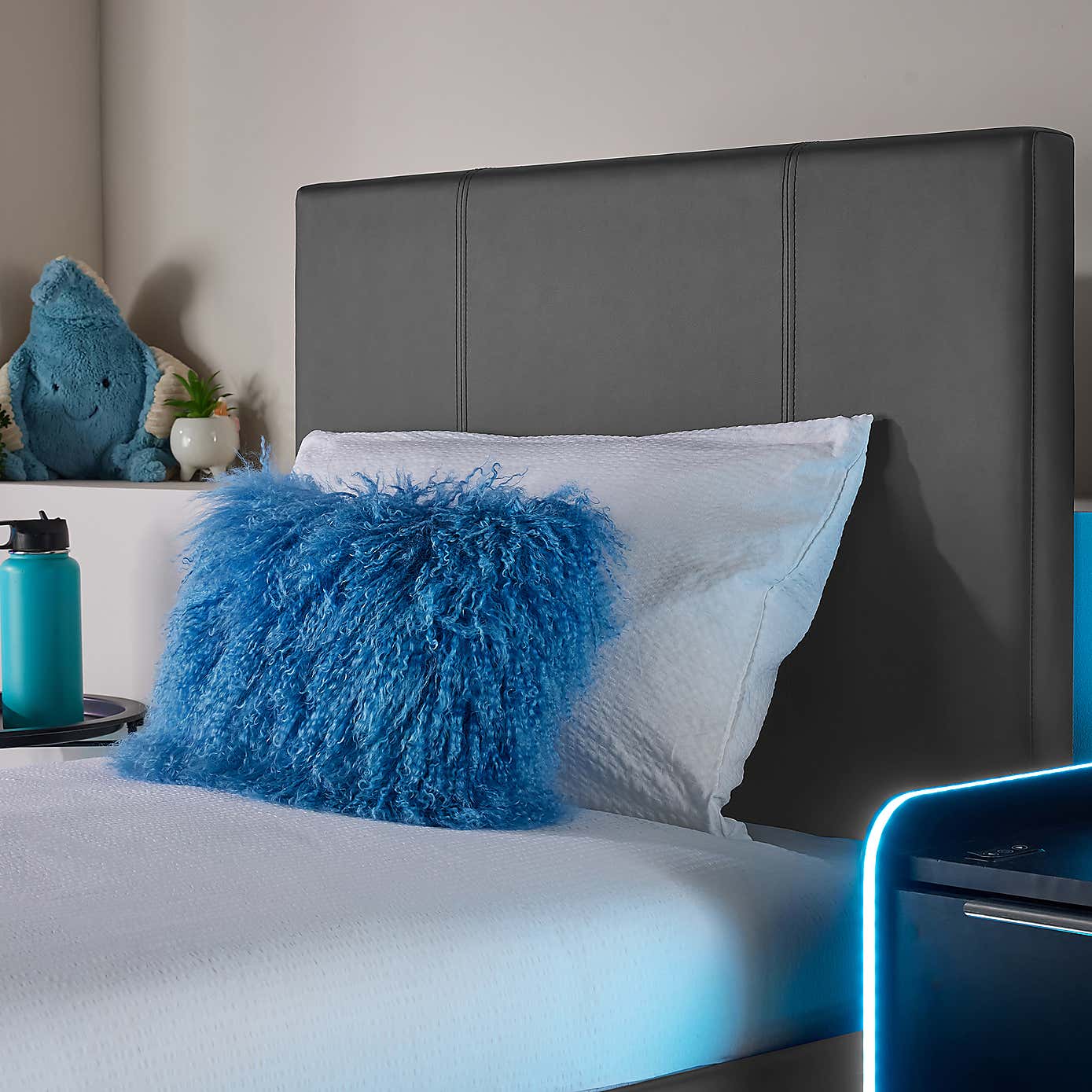 X Rocker Living Ava TV Bed with LED Lights and TV Mount