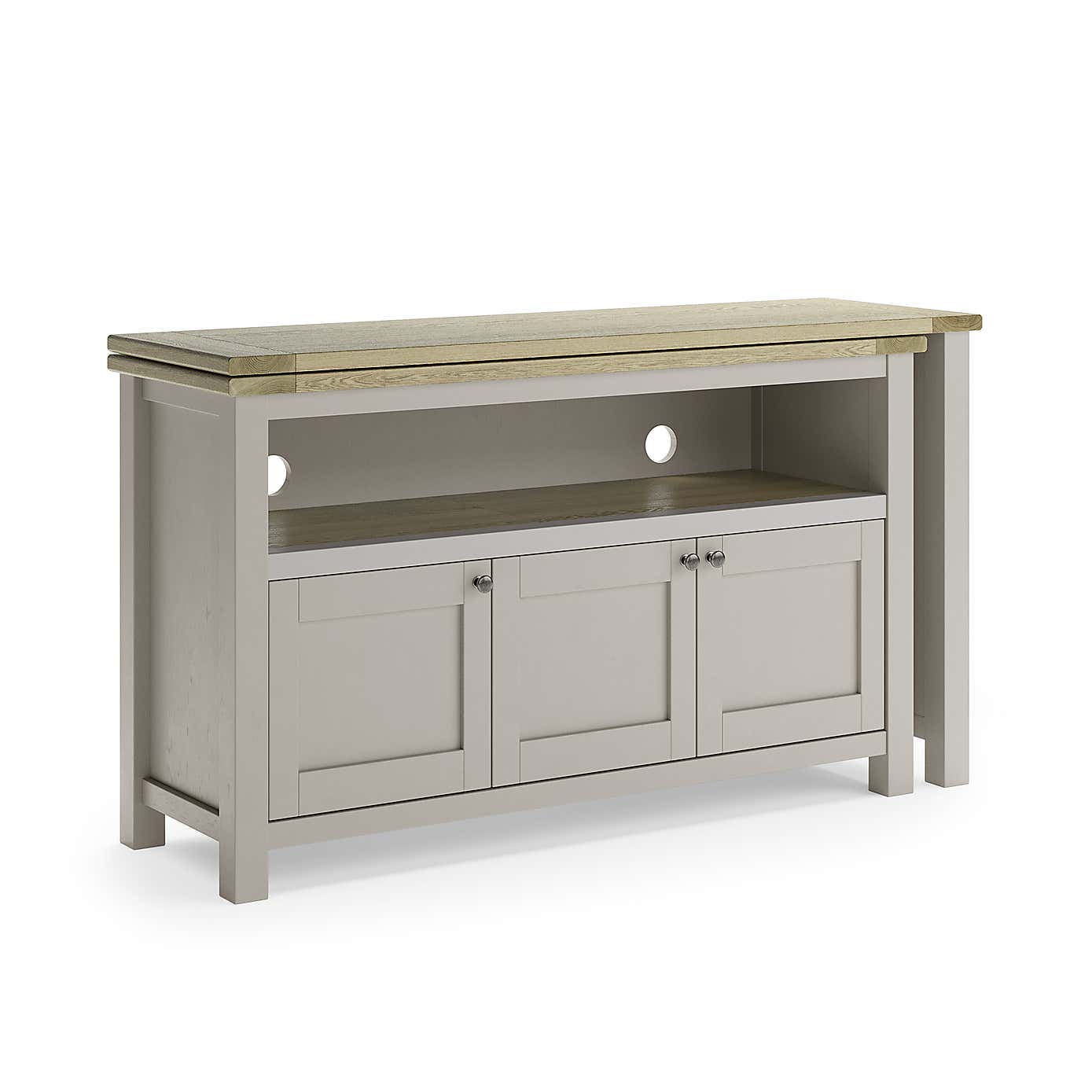 Olney Swivel Desk, Stone