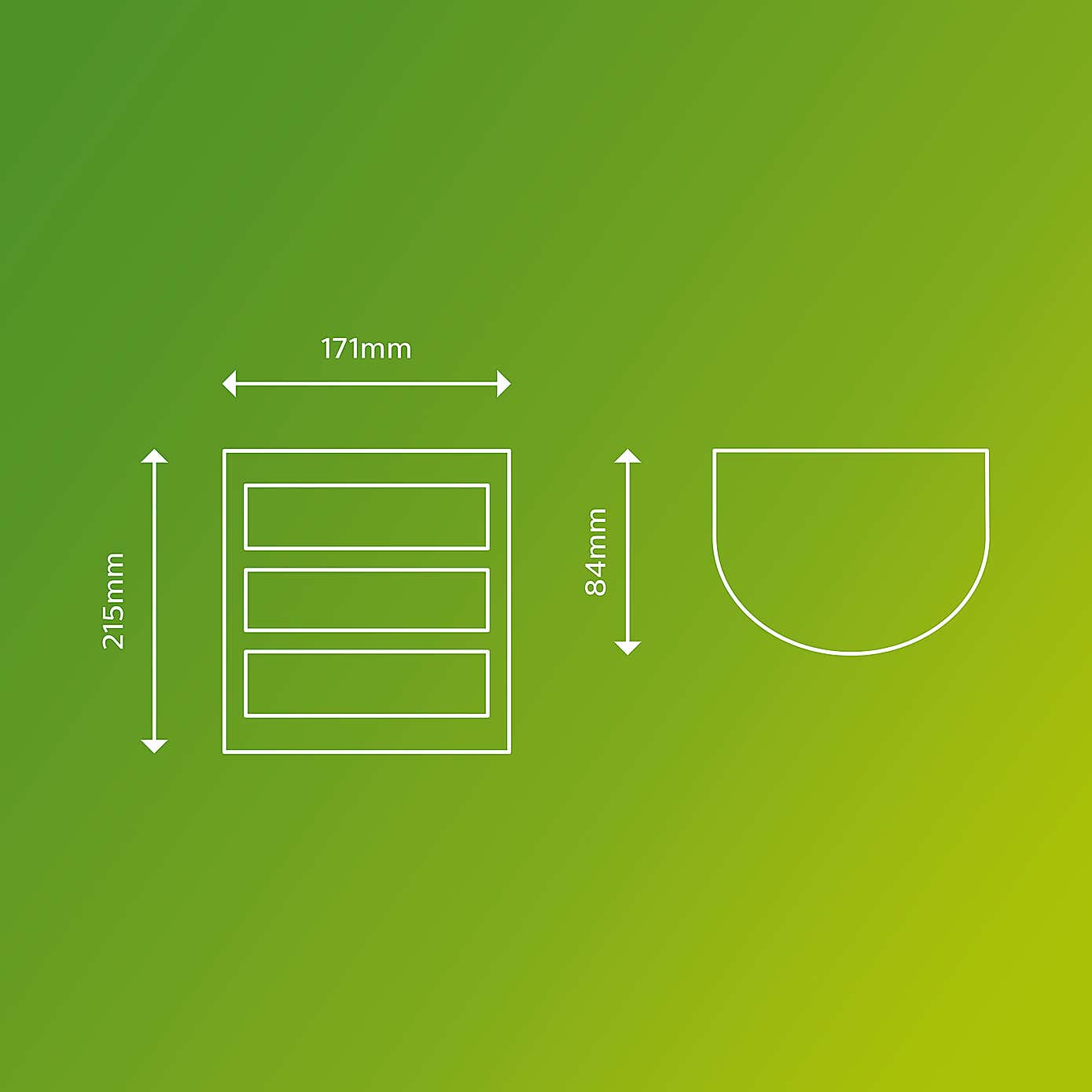 Philips Python Integrated LED Outdoor Wall Light, Warm White