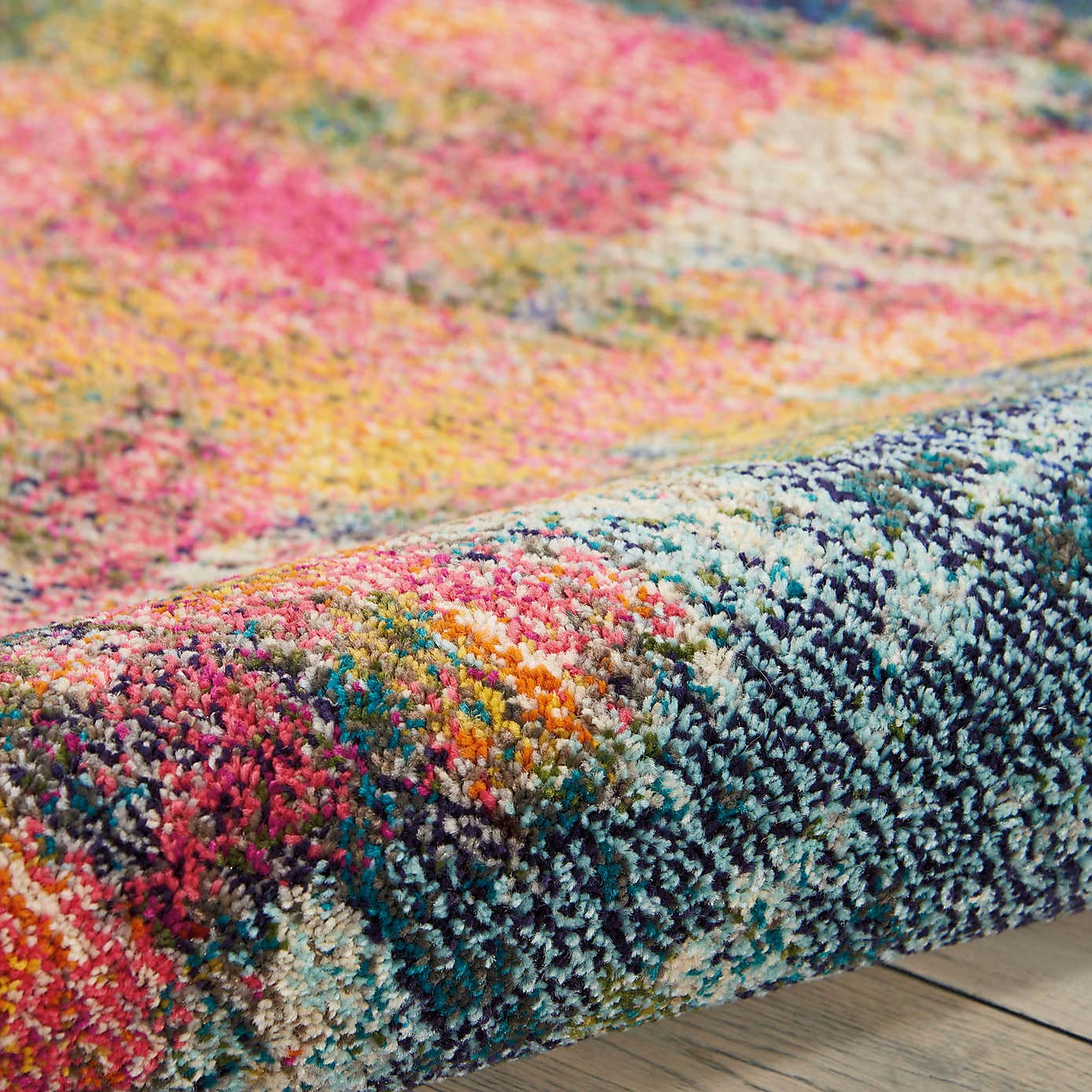 Celestial Blue and Yellow Rug