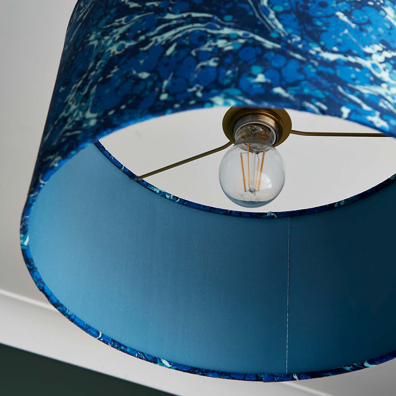 Marble Drum Lamp Shade