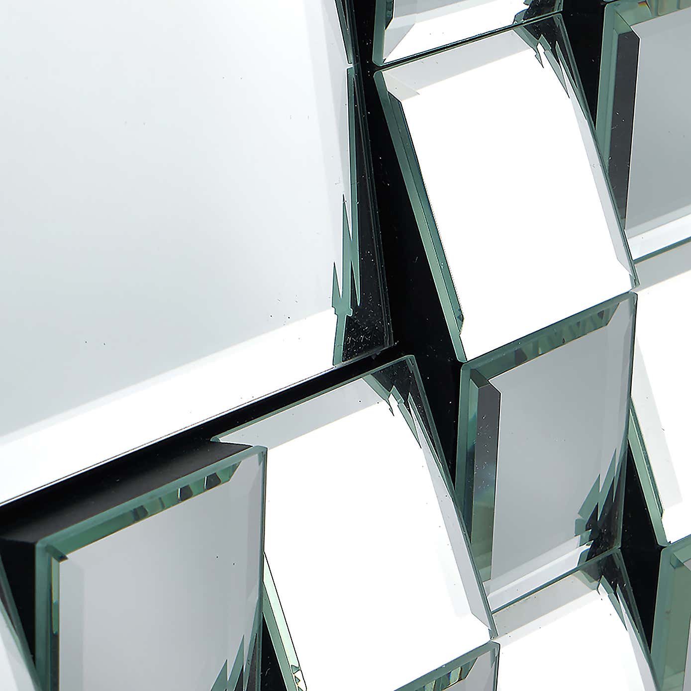 Mirrored Tile Square Wall Mirror