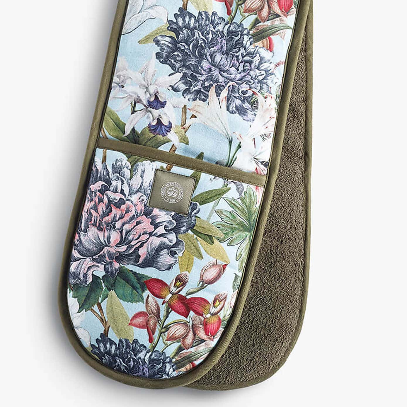 Kew Bee Floral Double Oven Glove
