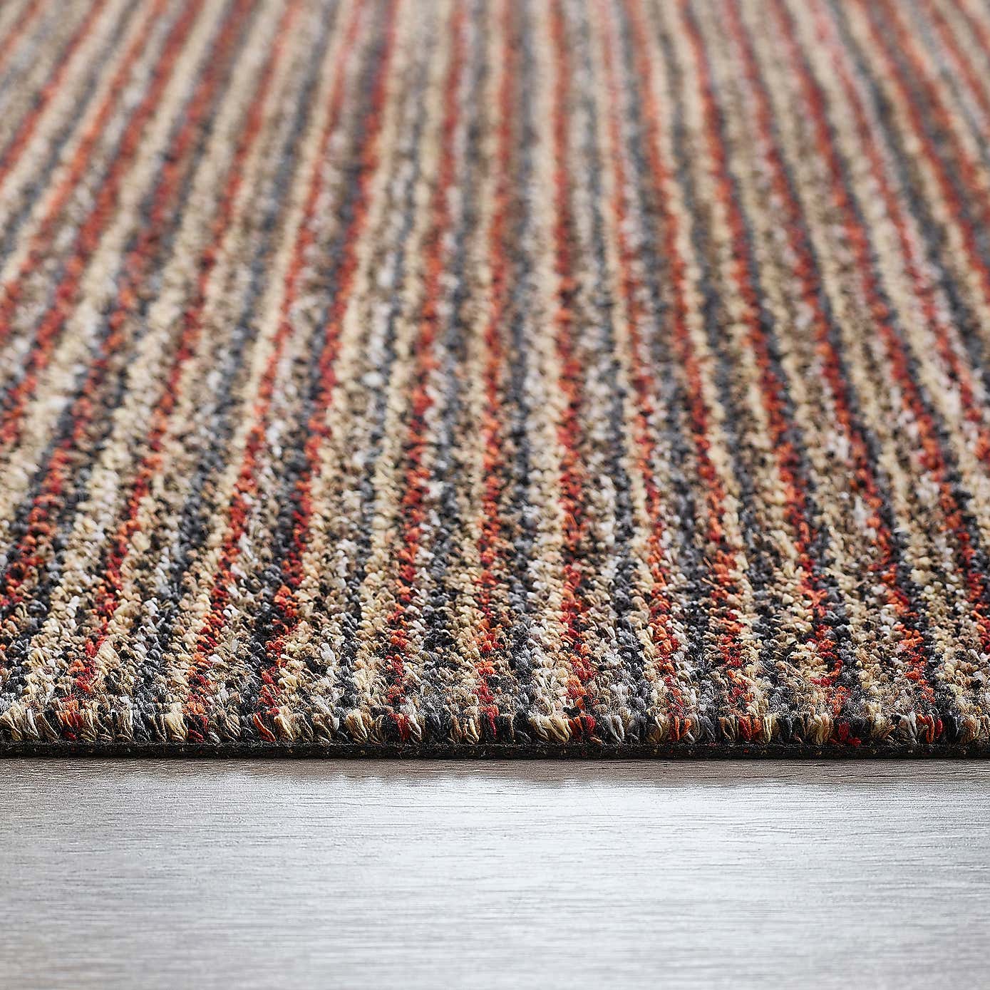 Marvel Striped Washable Cotton Doormat