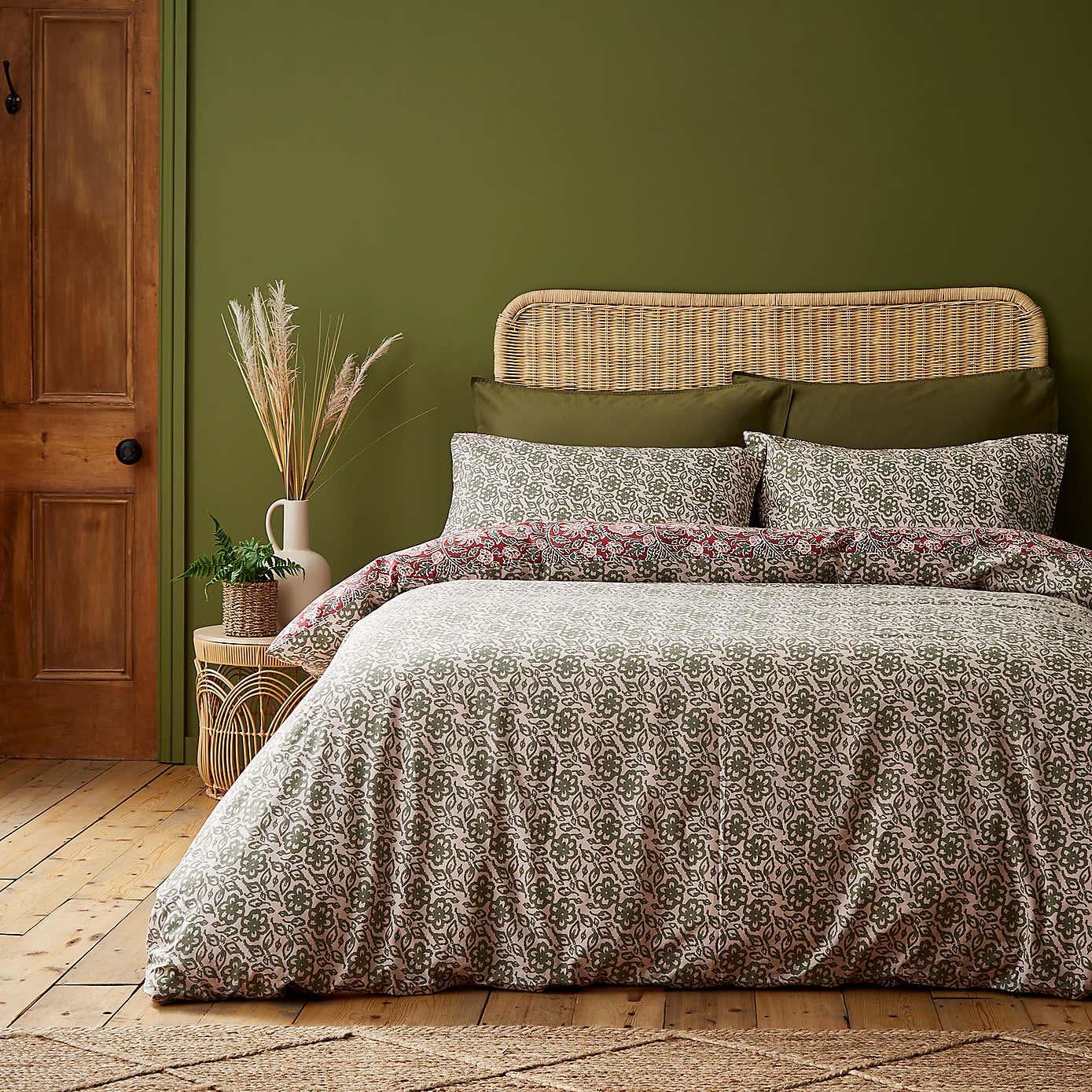 Ziara 100% Cotton Duvet Cover and Pillowcase Set